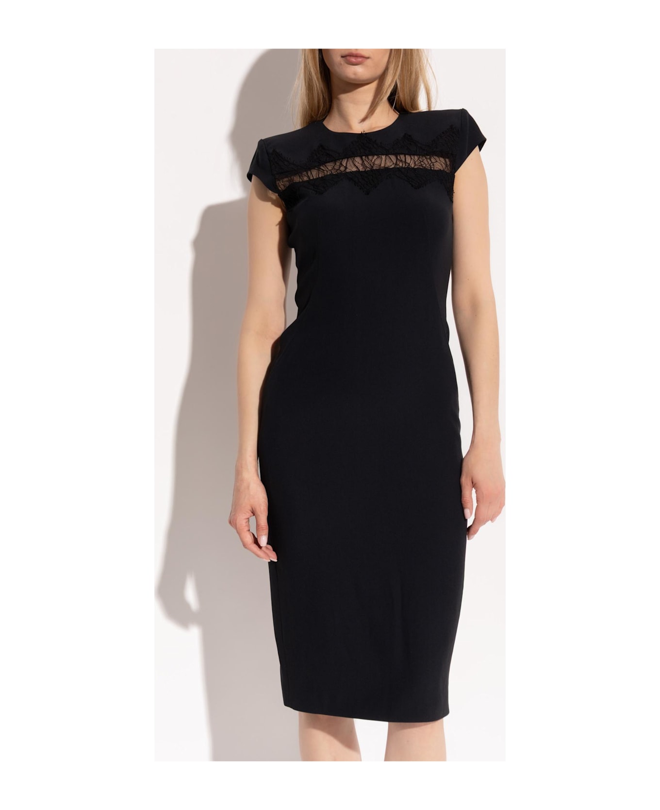 Alexander McQueen Dress With Back Slit - Black