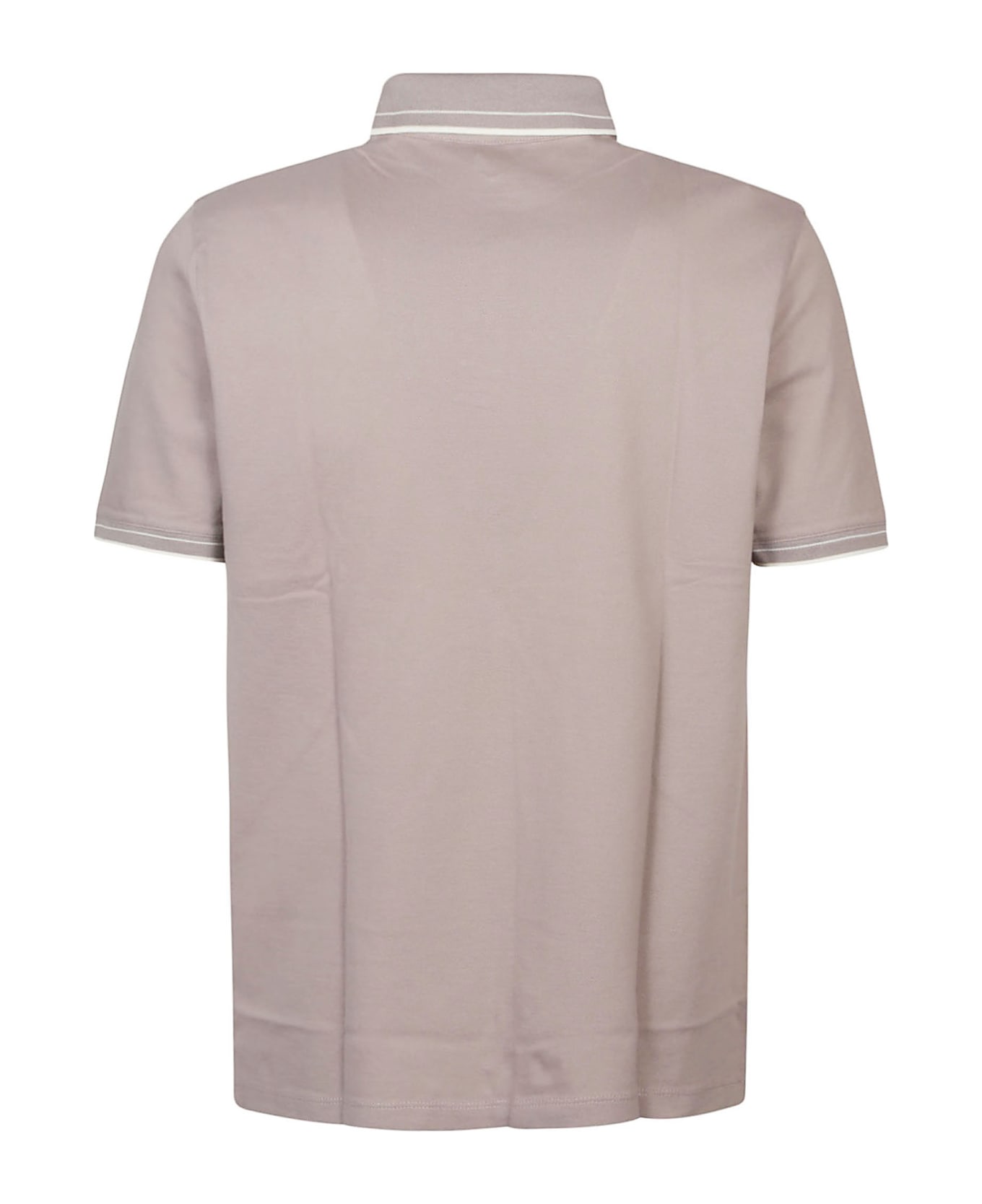 Emporio Armani Short Sleeve Polo Shirt - Moon Rock