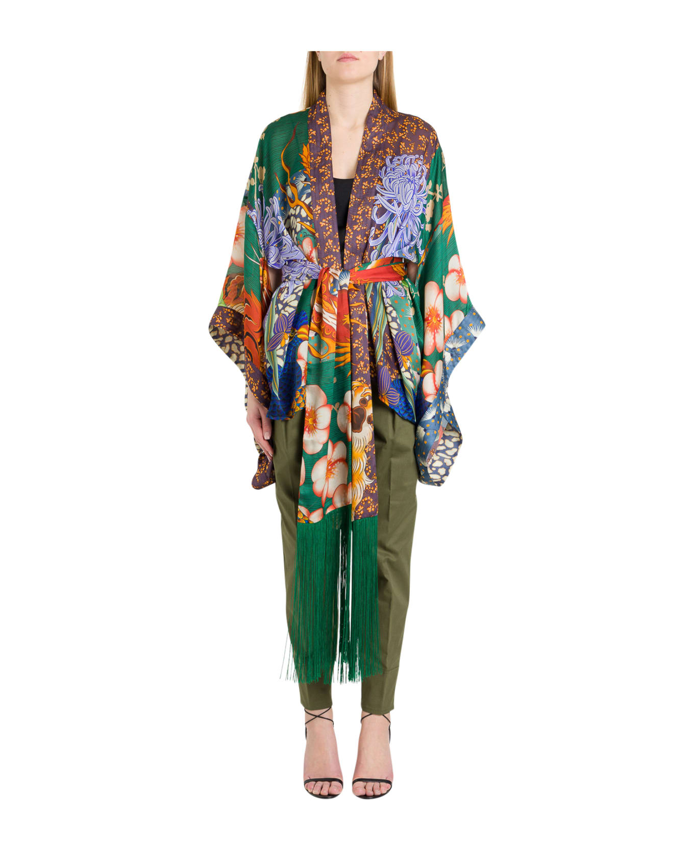 Dsquared2 China Print Kimono - Multicolor