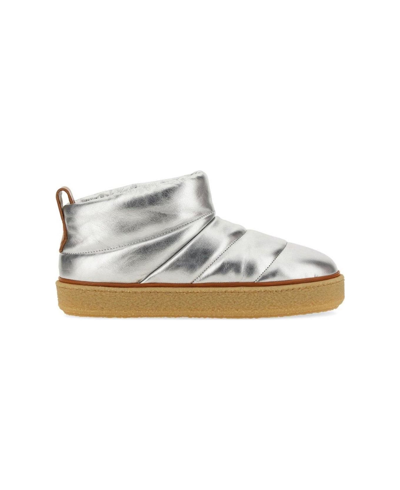 Isabel Marant Eskee Quilted Slipon Boots - SILVER