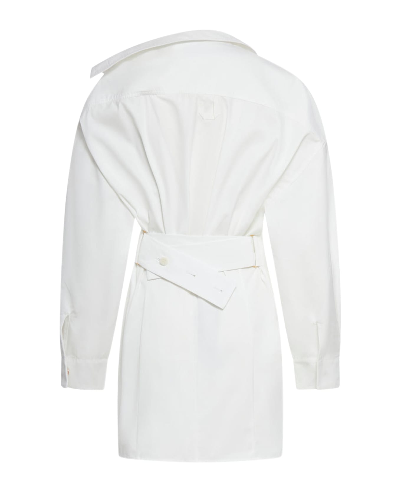 Jacquemus La Mini Robe Chemise - White