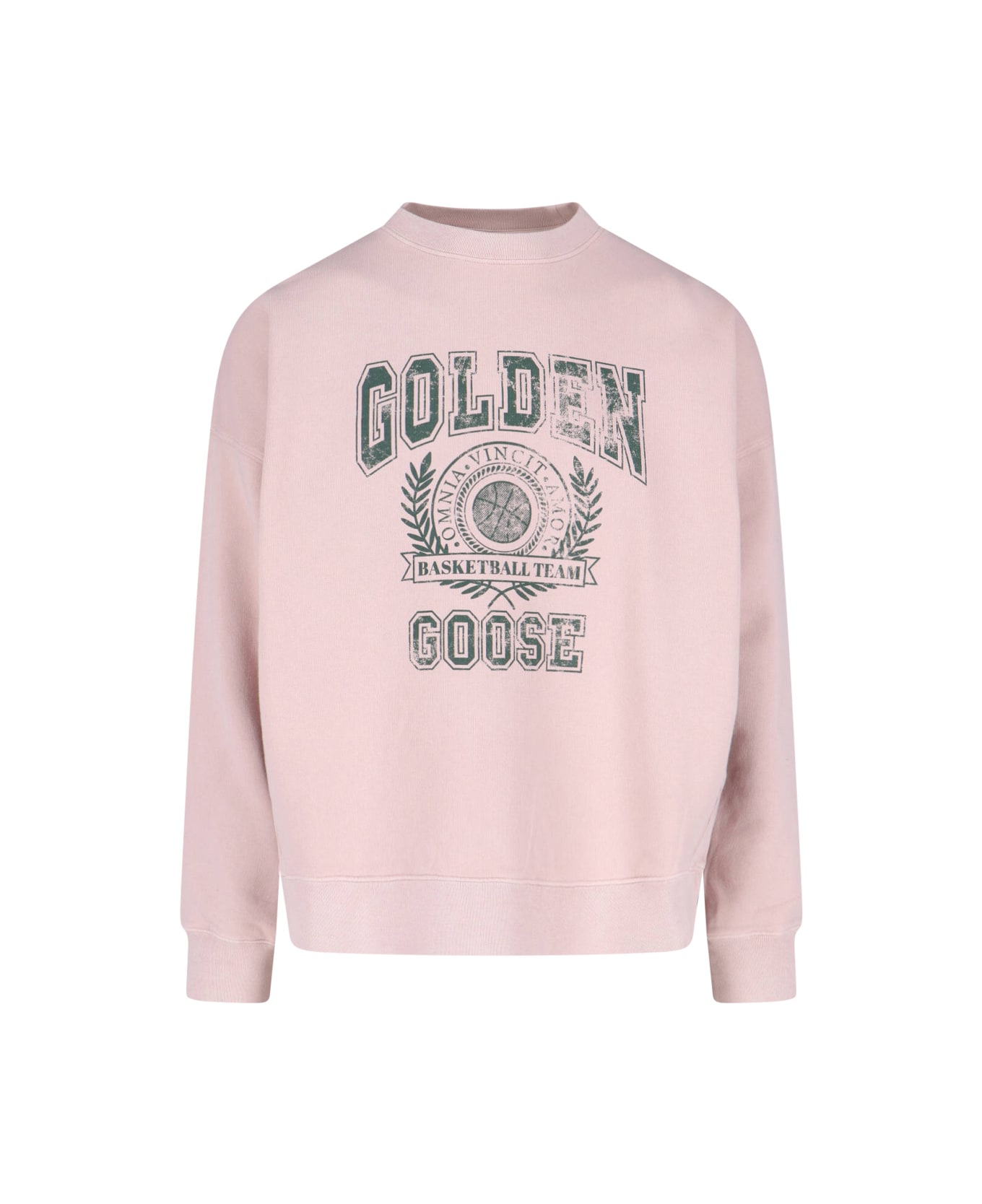Golden Goose Logo Crewneck Sweatshirt - PINK