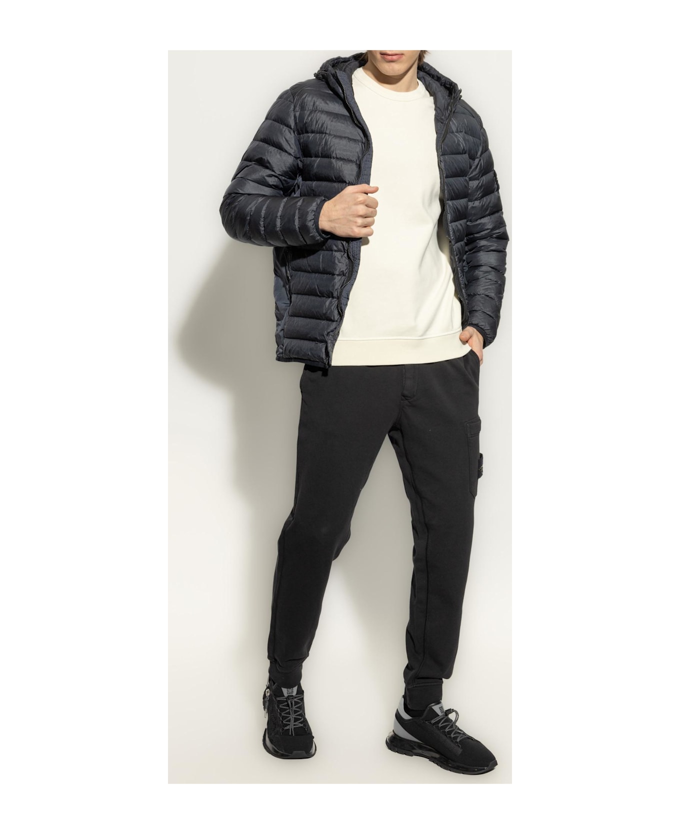 Stone Island Sweatshirt With Logo - Avorio