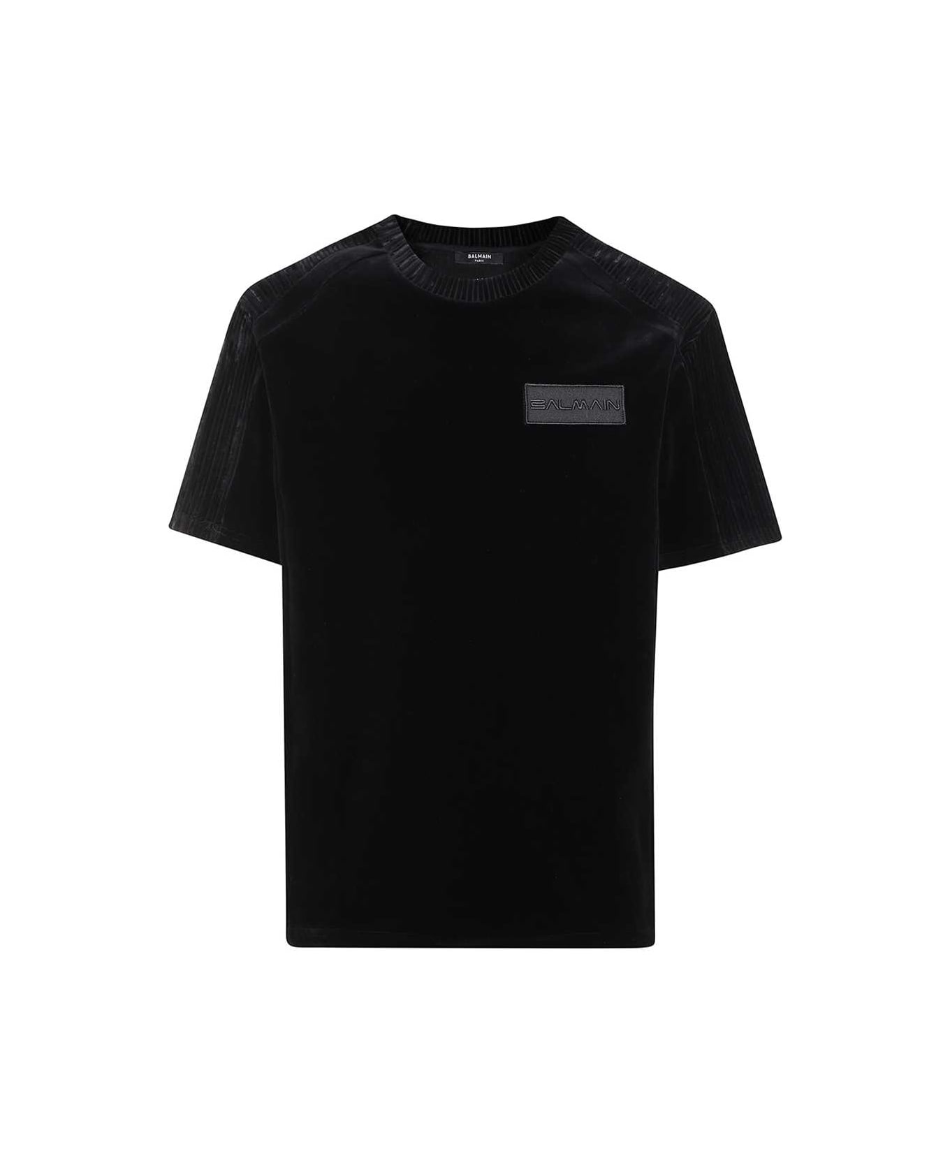 Balmain Crew-neck T-shirt - black シャツ