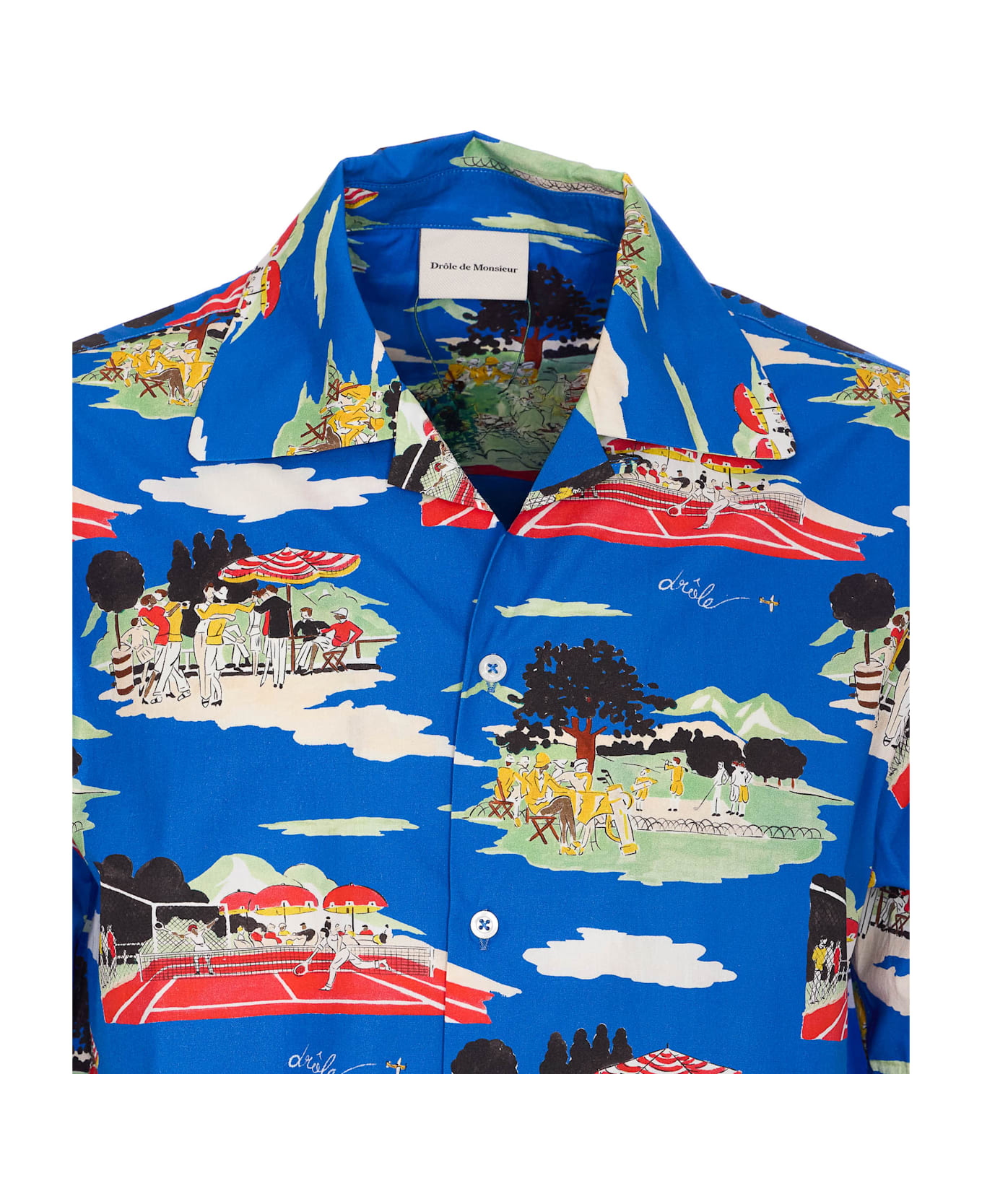 Drôle de Monsieur Country Club Shirt - Blue