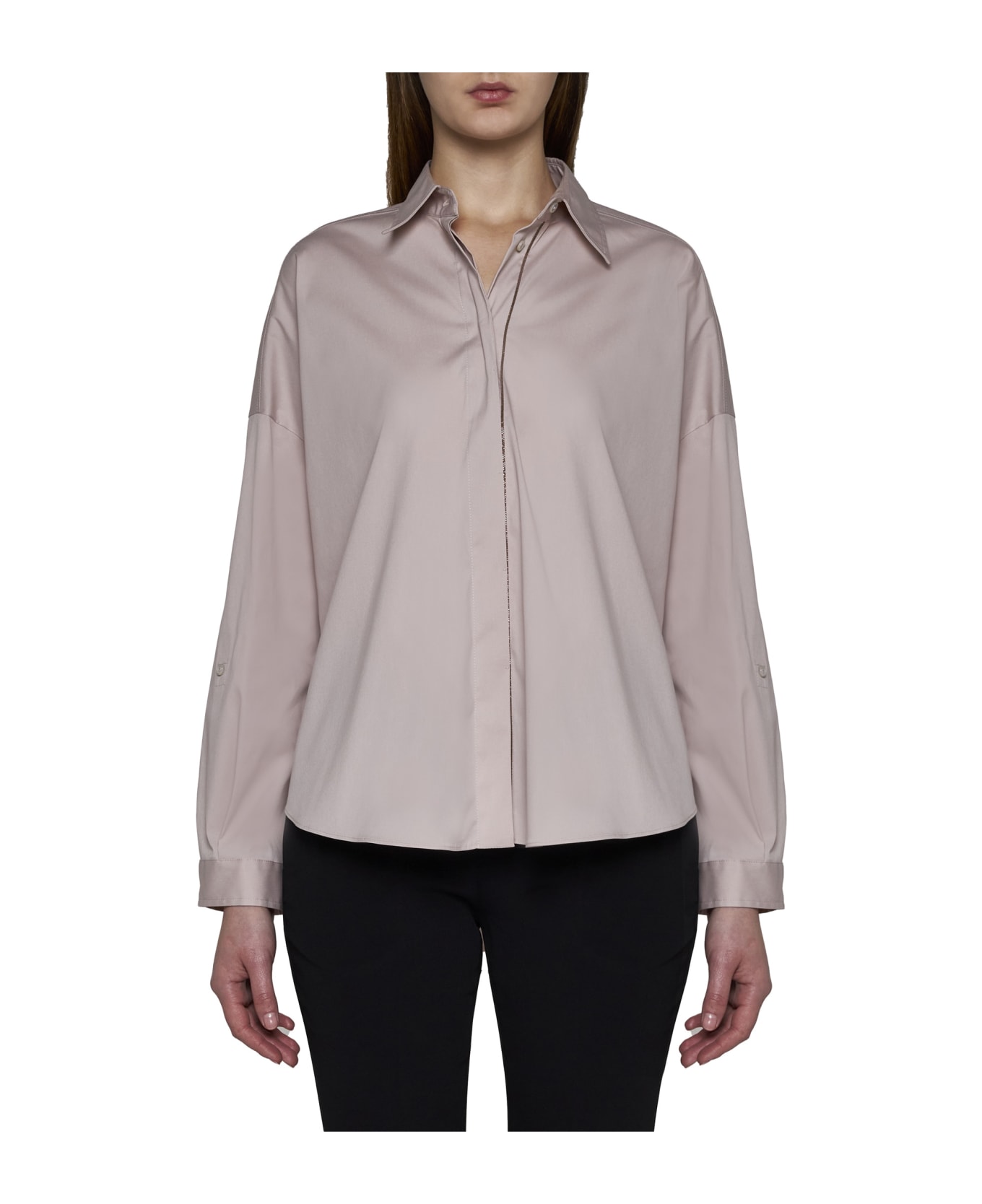Brunello Cucinelli Cotton Shirt - Pink Salt シャツ