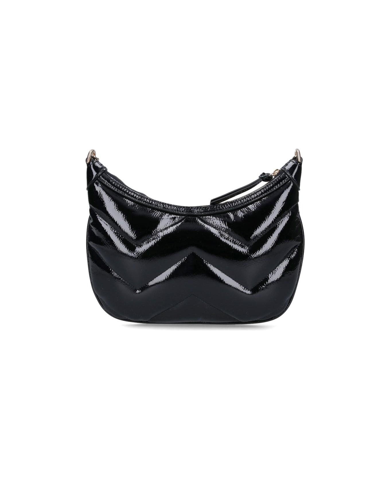 Gucci 'gg Marmont' Small Shoulder Bag - Black