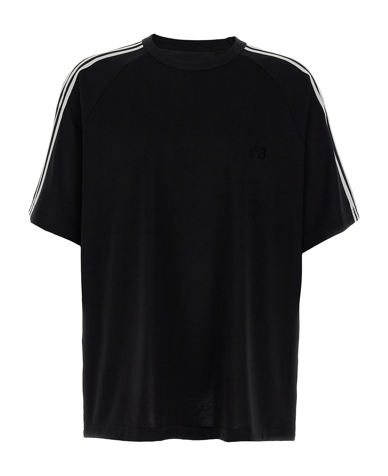 Y-3 
y-3 3 Strisce
 T-shirt - White/Black