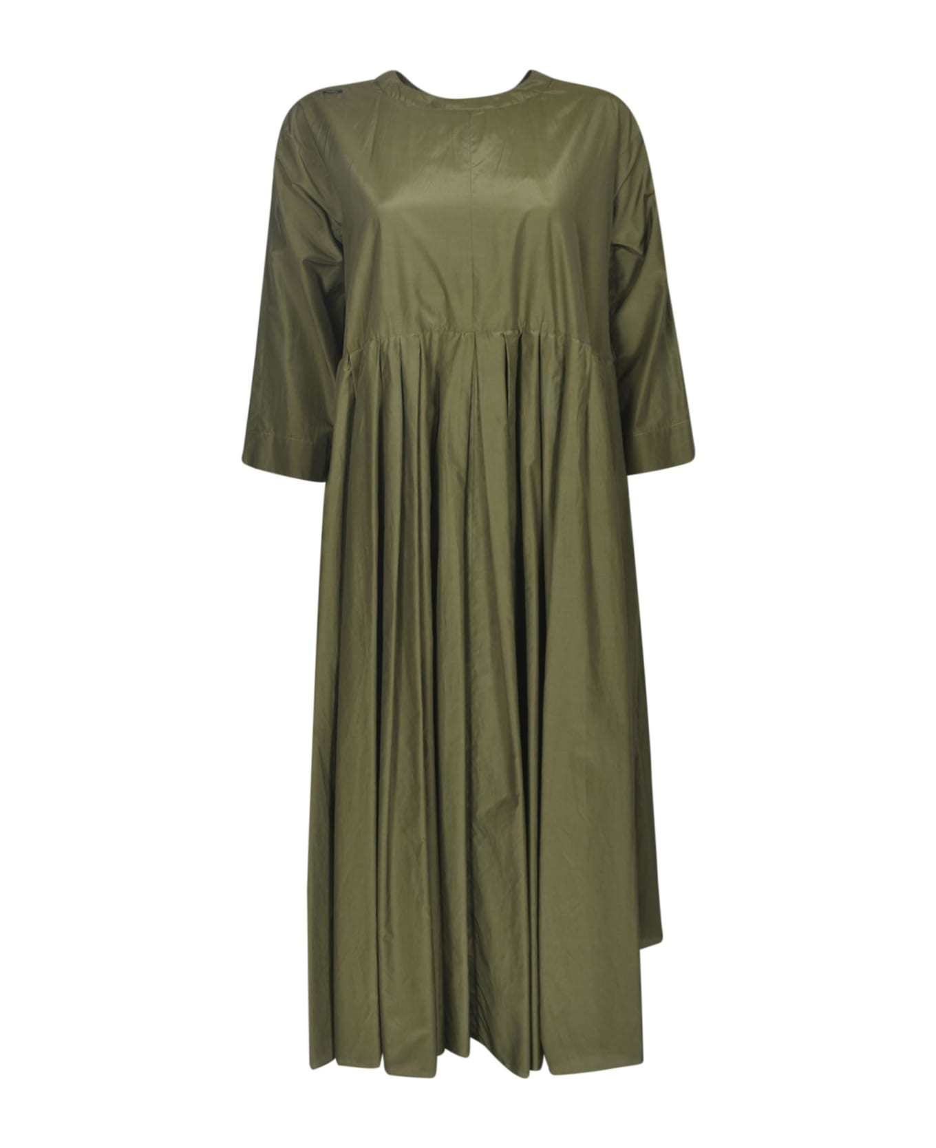 'S Max Mara Round Neck Oversized Dress - Green