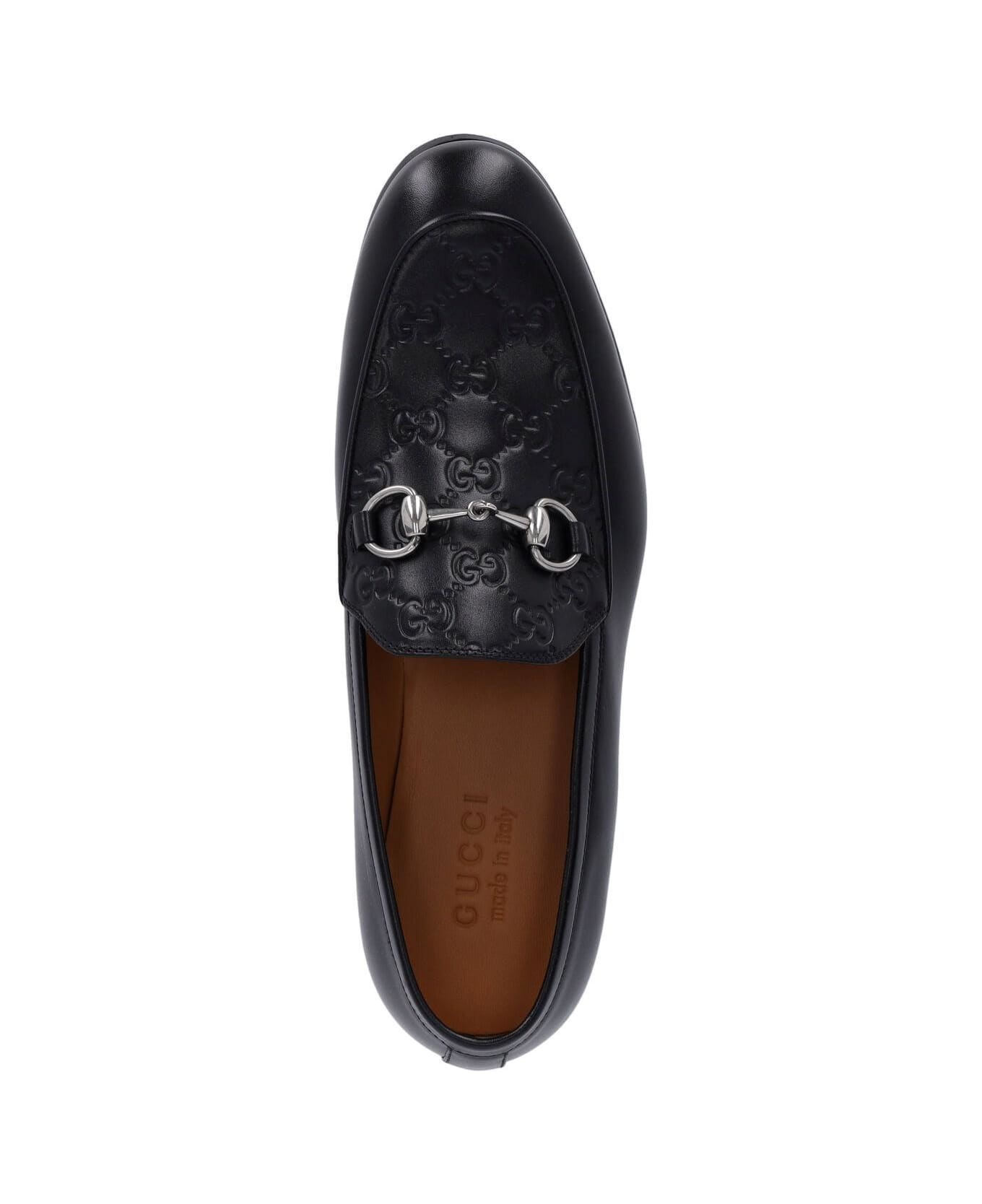 Gucci Loafers With Clamp - Black