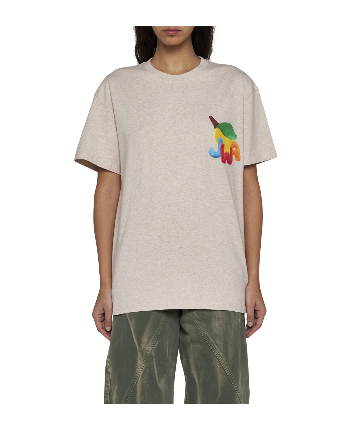 J.W. Anderson T-Shirt - Oatmeal melange Tシャツ