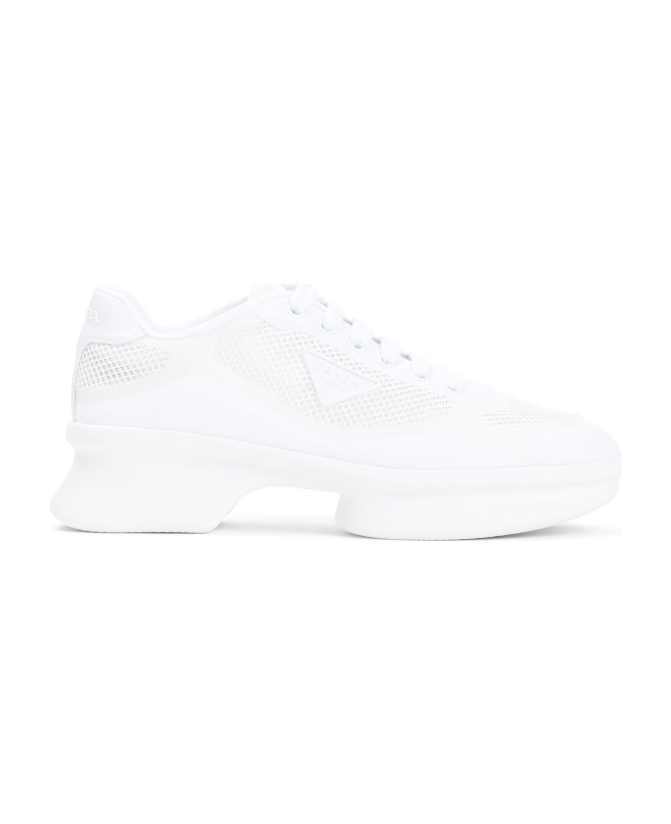 Prada Prads Wavy Sneakers - Bianco