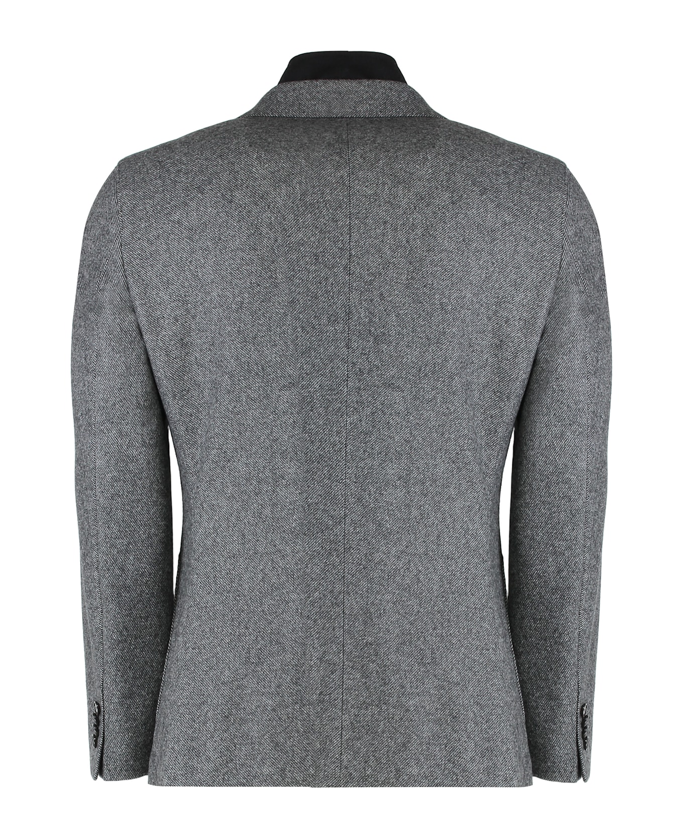 Hugo Boss Slim Fit Jacket With Integrated Bib - grey