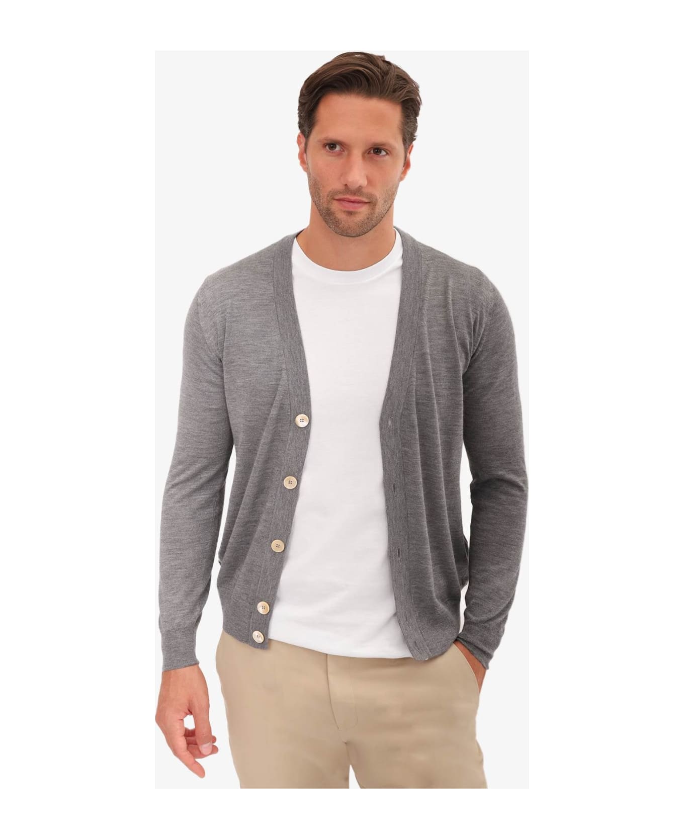 Larusmiani Cardigan 'spirit 54' Cardigan - LightGray