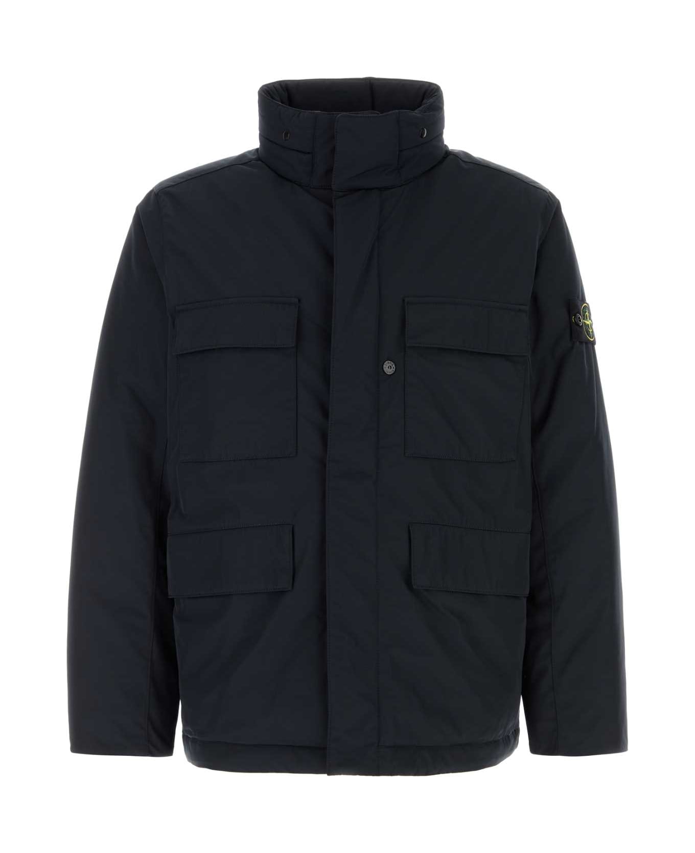 Stone Island Midnight Polyester Padded Jacket - NAVYBLUE