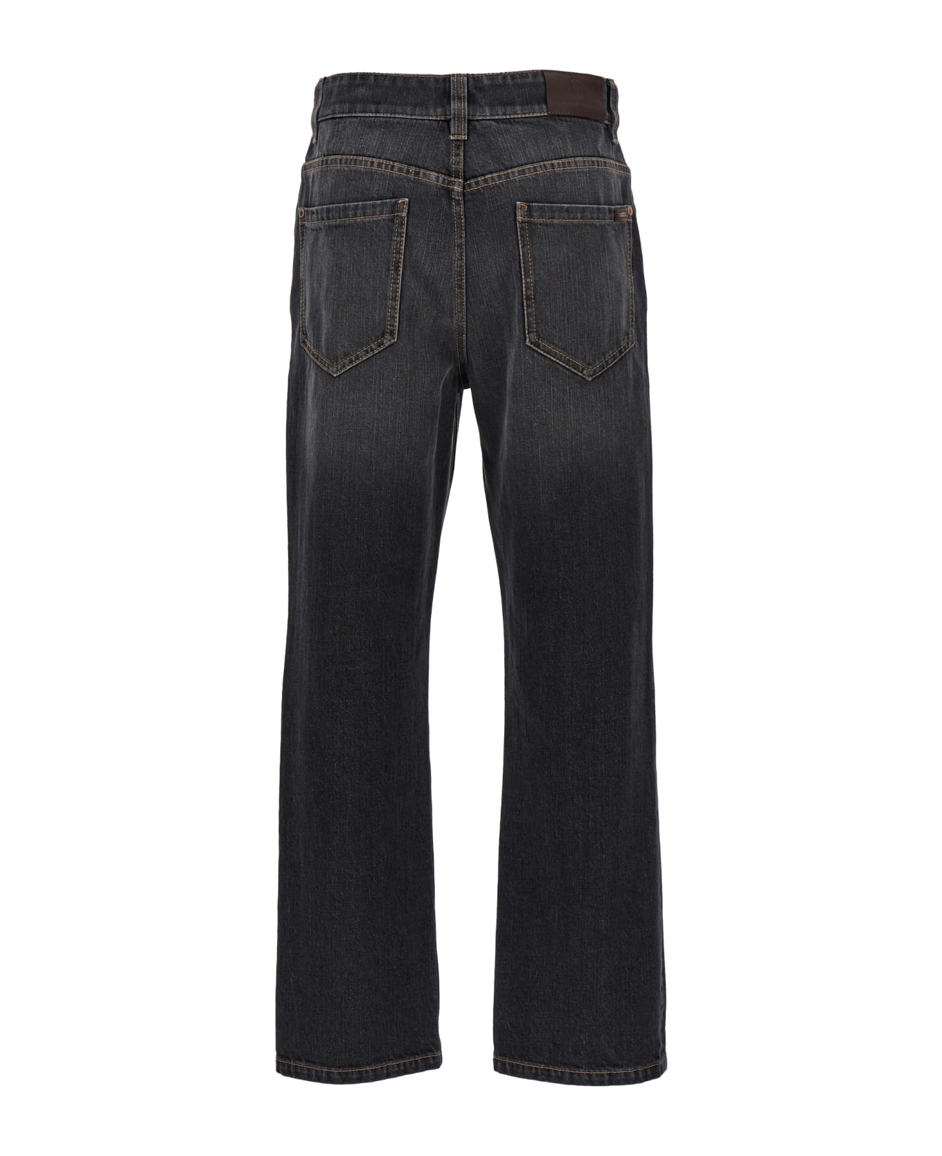 Brunello Cucinelli 'monile' Denim Jeans - Black  