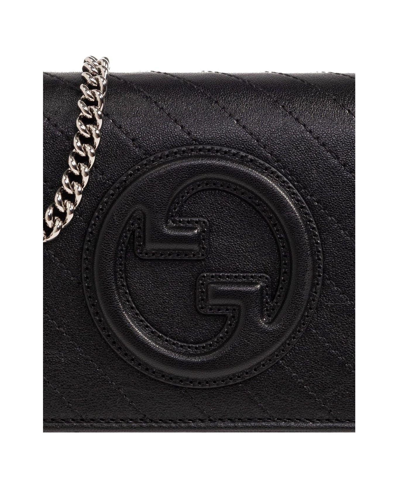 Gucci Blondie Wallet On Chain - Nero 財布