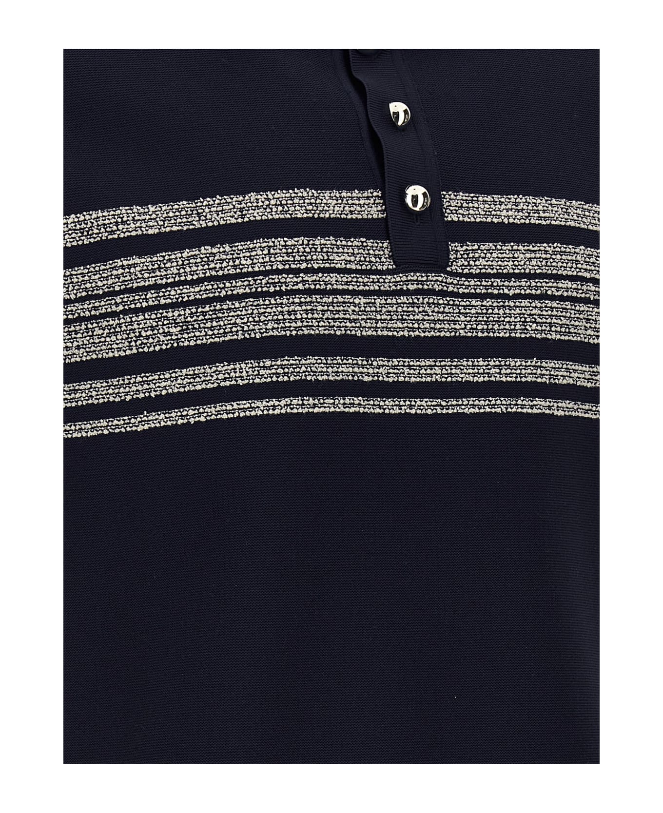 Wales Bonner 'dawn' Polo Shirt - Blue ポロシャツ