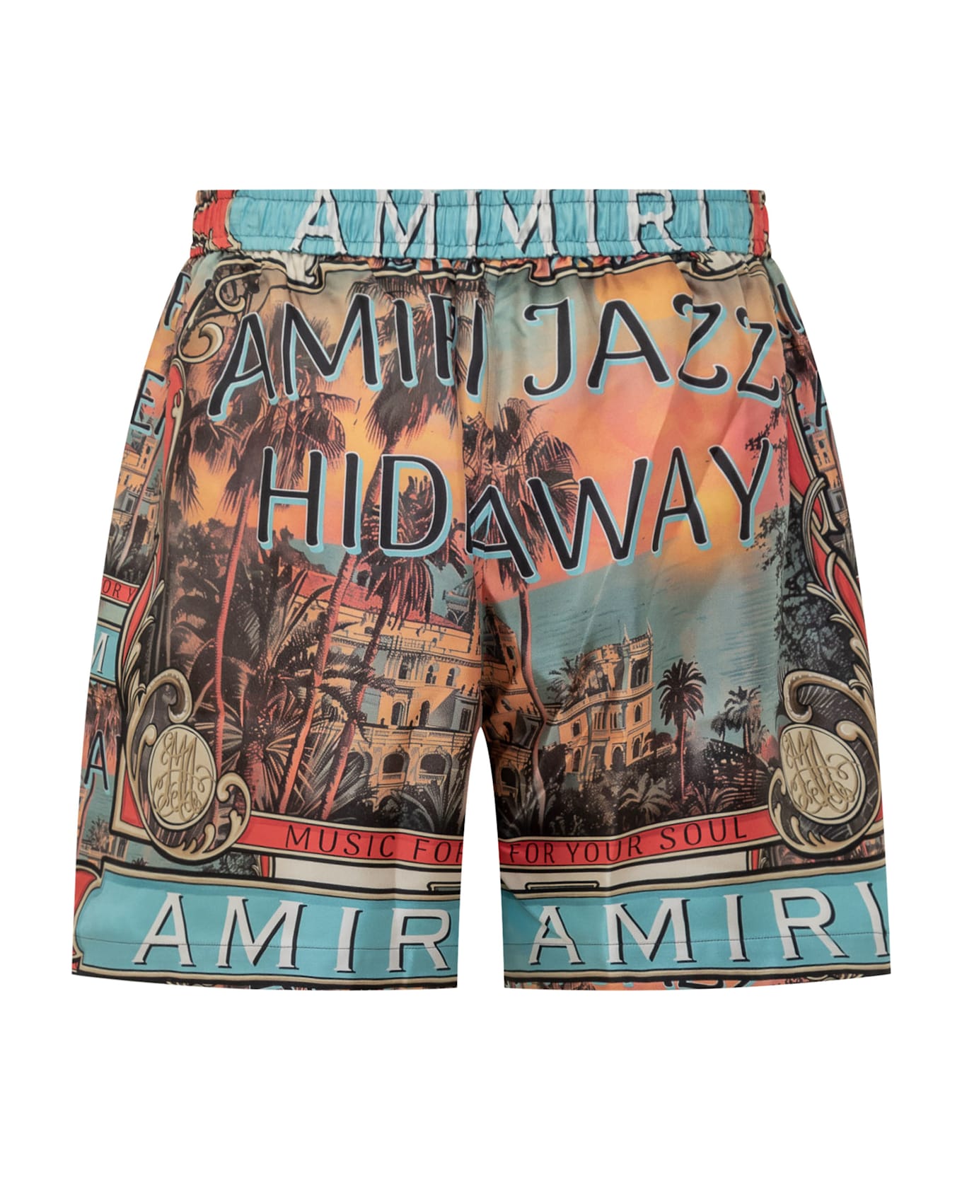 AMIRI Jazz Hideaway Shorts - BLUE