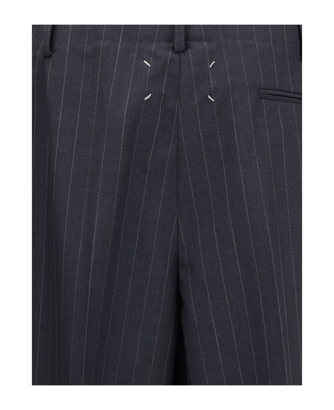 Maison Margiela Pinstripe Wool Trousers