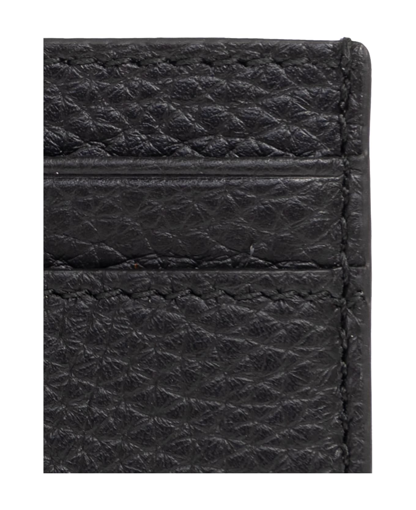 Bally Card Case With Logo - Black