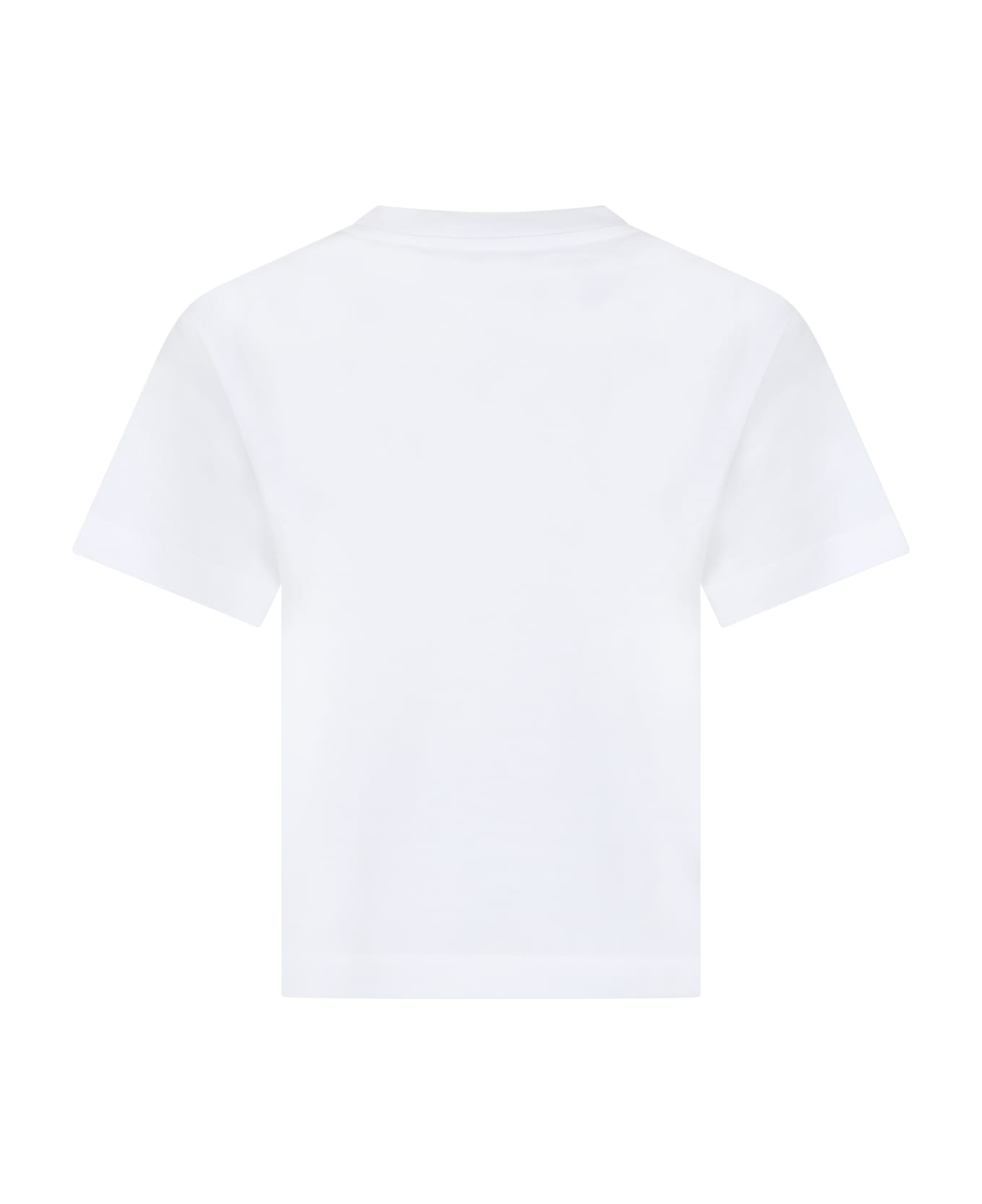 Max&Co. White T-shirt For Girl With Logo - C