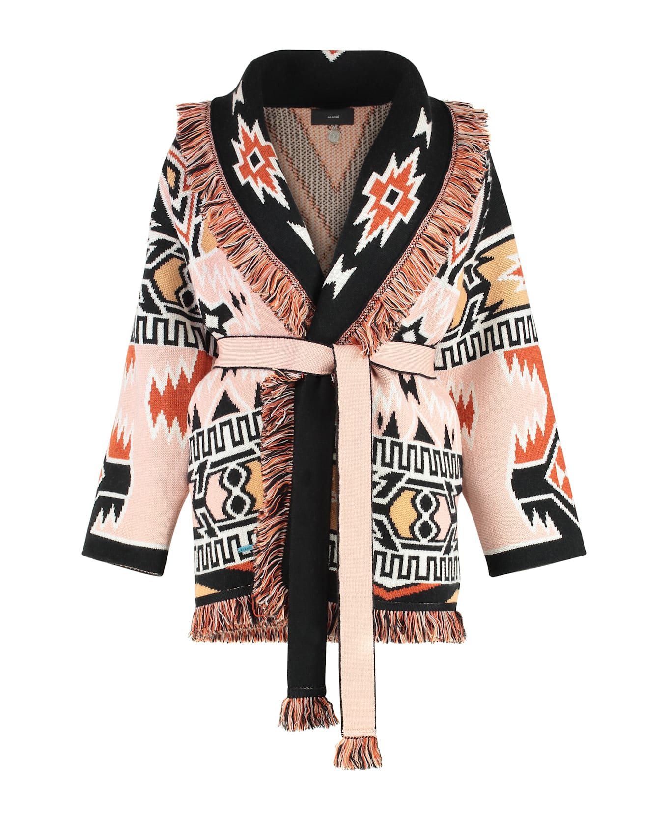 Alanui Geometric Roots Jacquard Cardigan - Multicolor