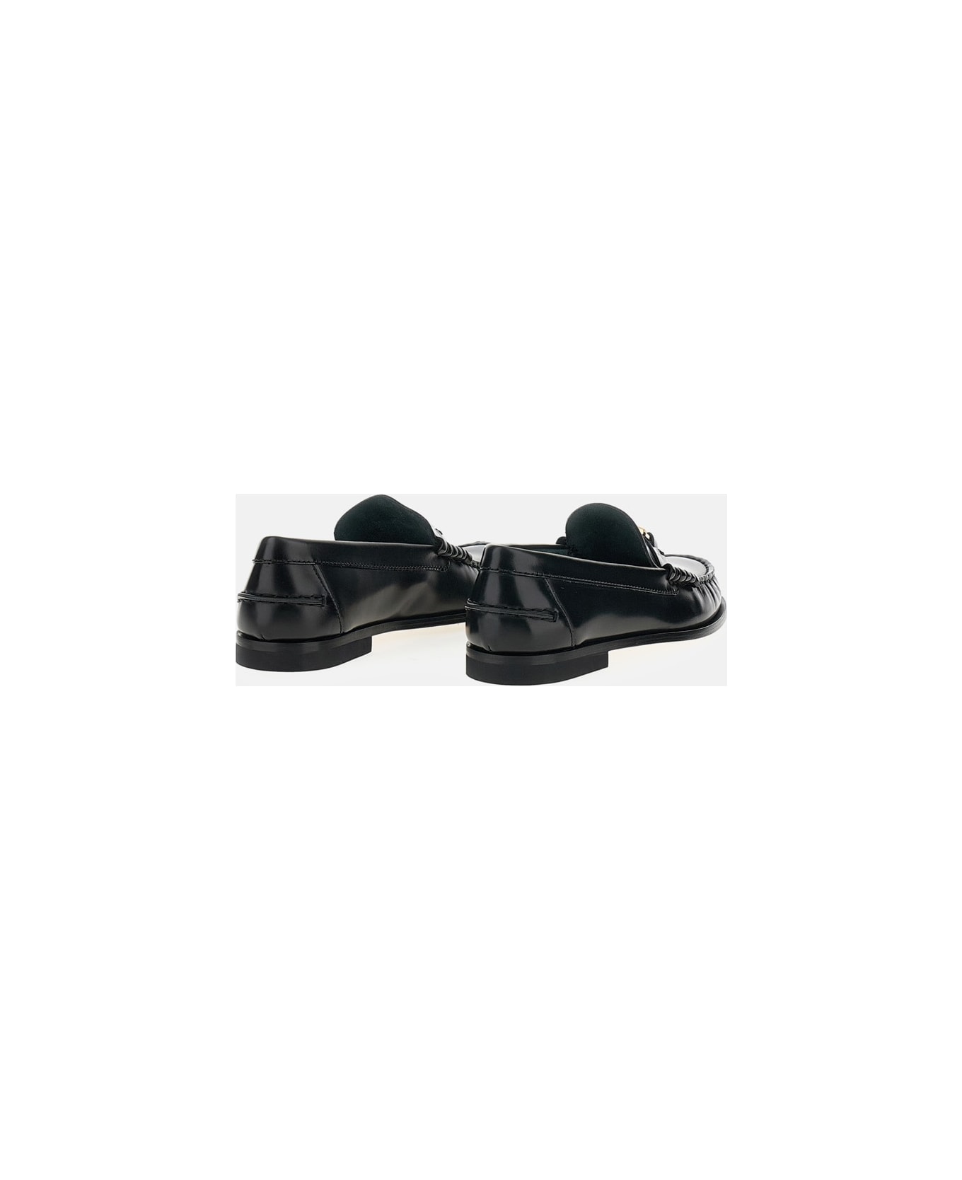 Tod's Leather Loafers - Black