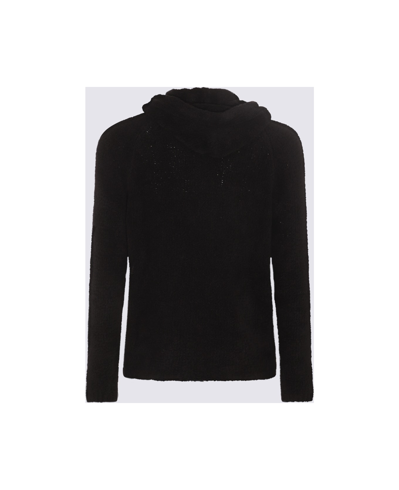 Ten C Black Wool Knitwear - Black