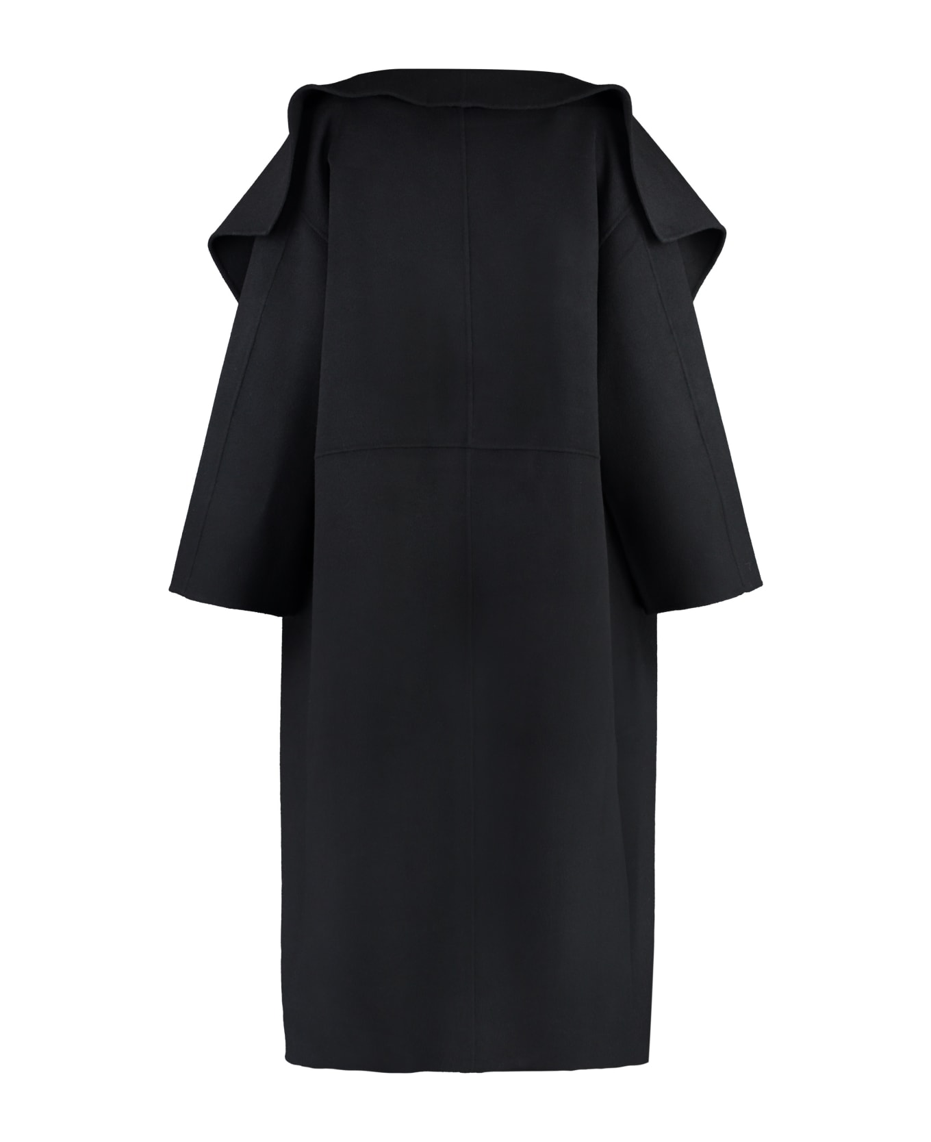 Totême Wool And Cashmere Coat - Black