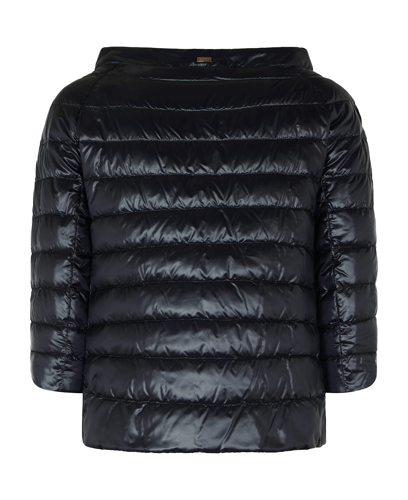 Herno Cropped Padded Jacket - Black