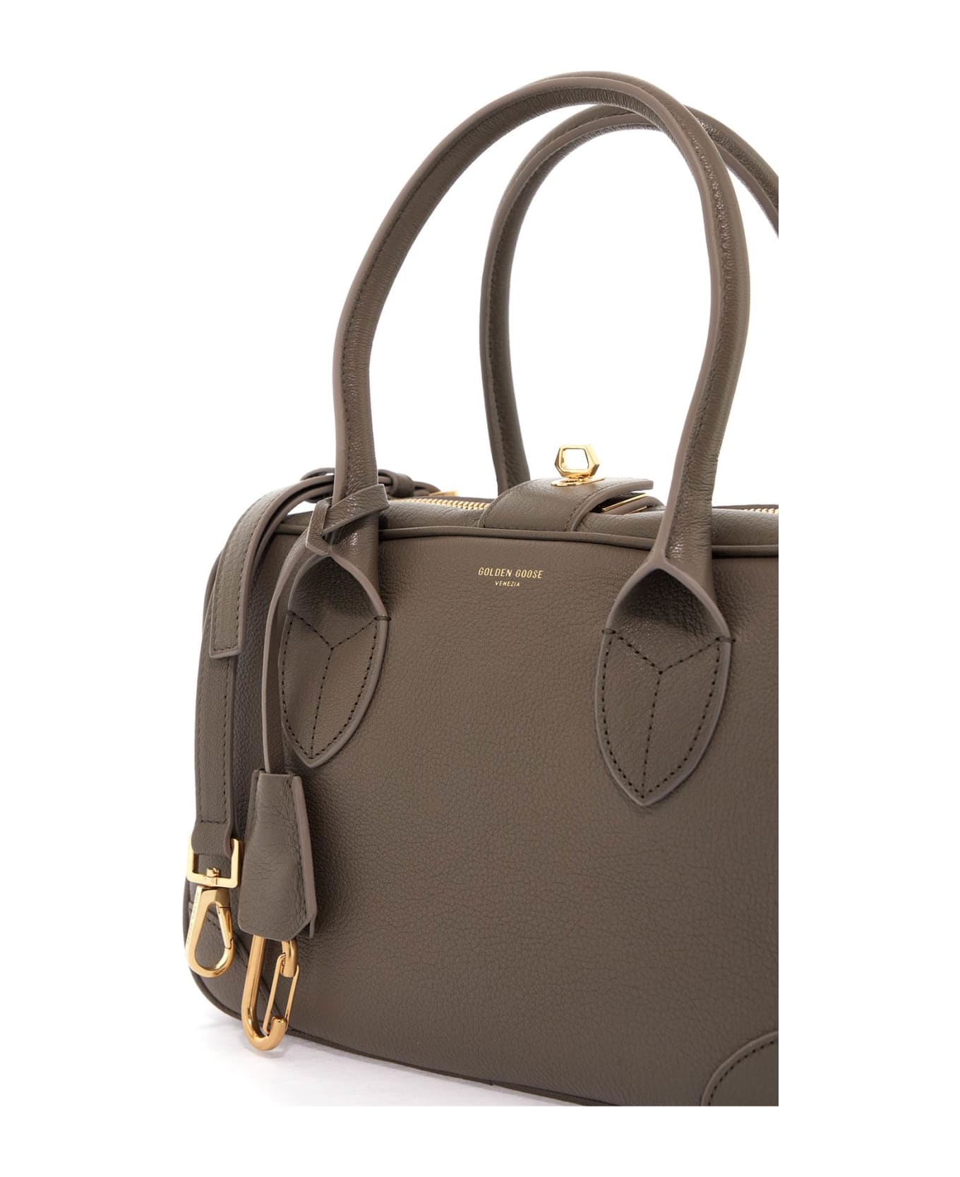 Golden Goose 
vita
 Beige Leather Top Case - green