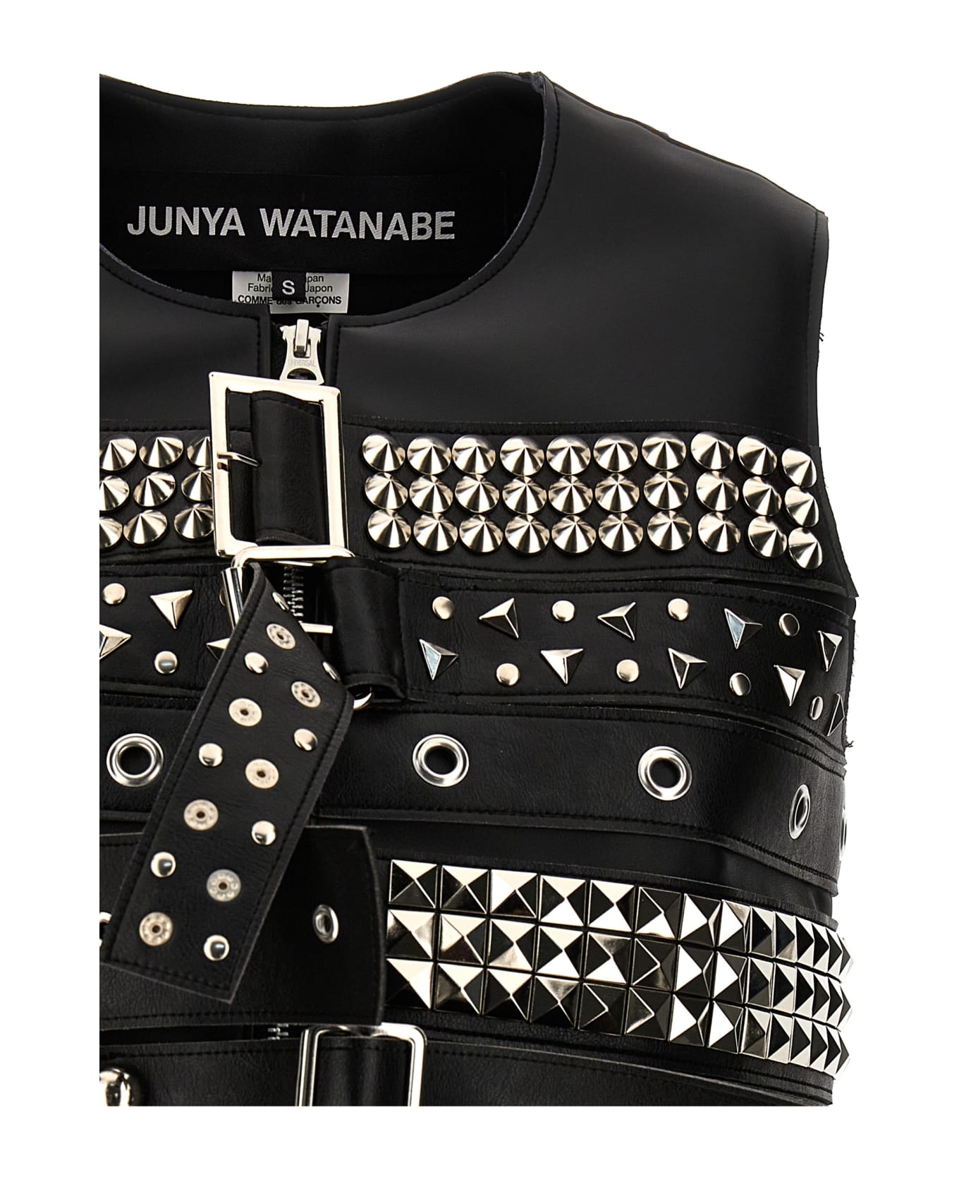 Junya Watanabe Studs Vest - Black   ベスト