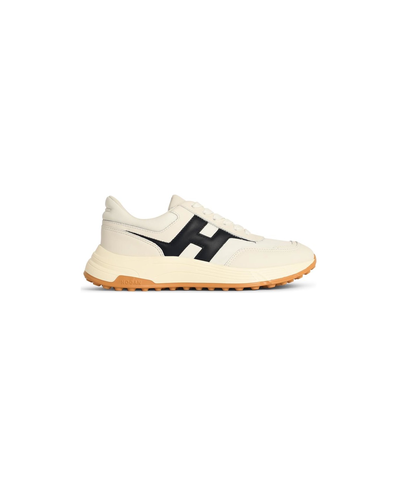Hogan 'hyperlight' White Leather Sneakers - White
