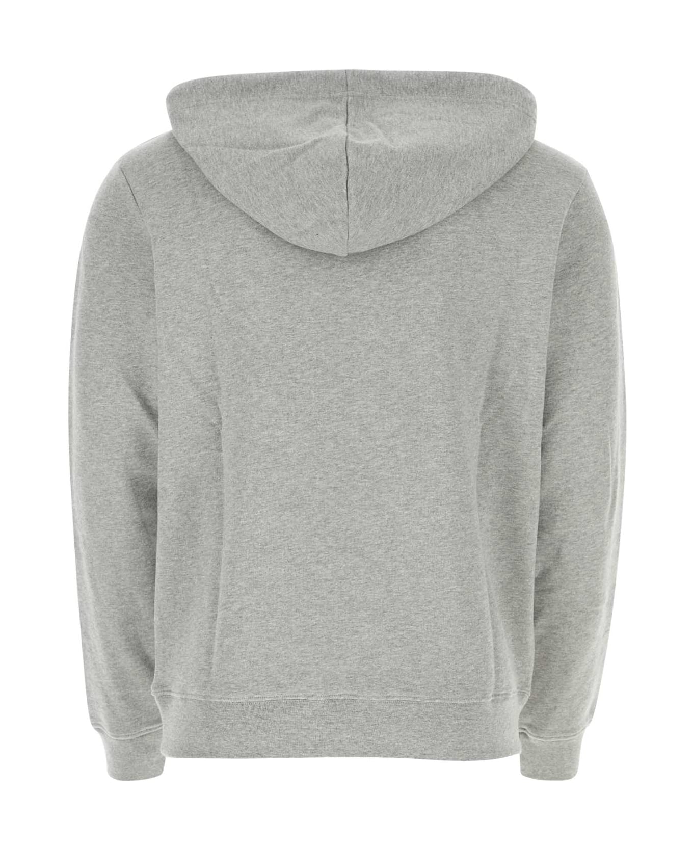 A.P.C. Grey Cotton Sweatshirt - GRISCHINE