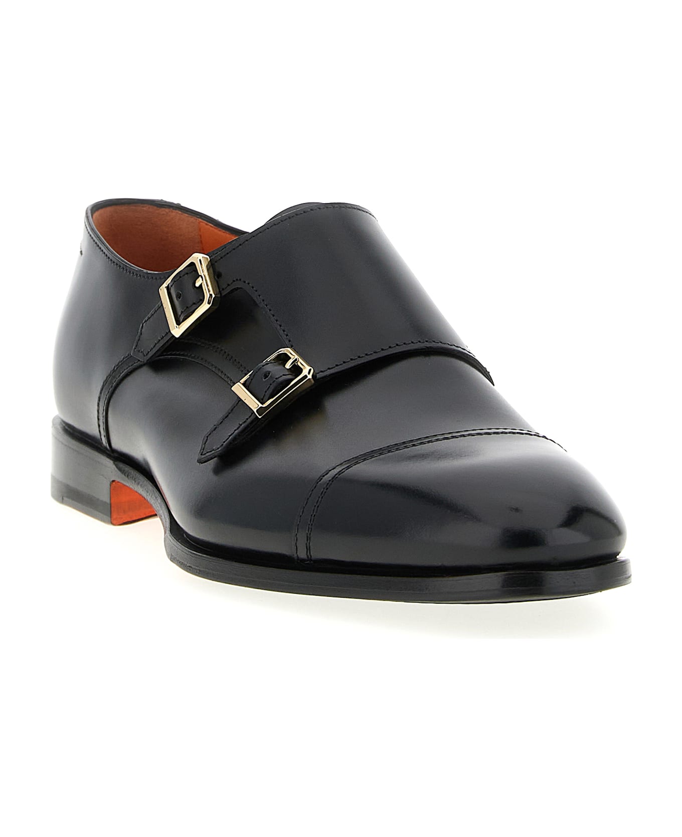 Santoni 'axel' Buckle Loafers - Multicolor