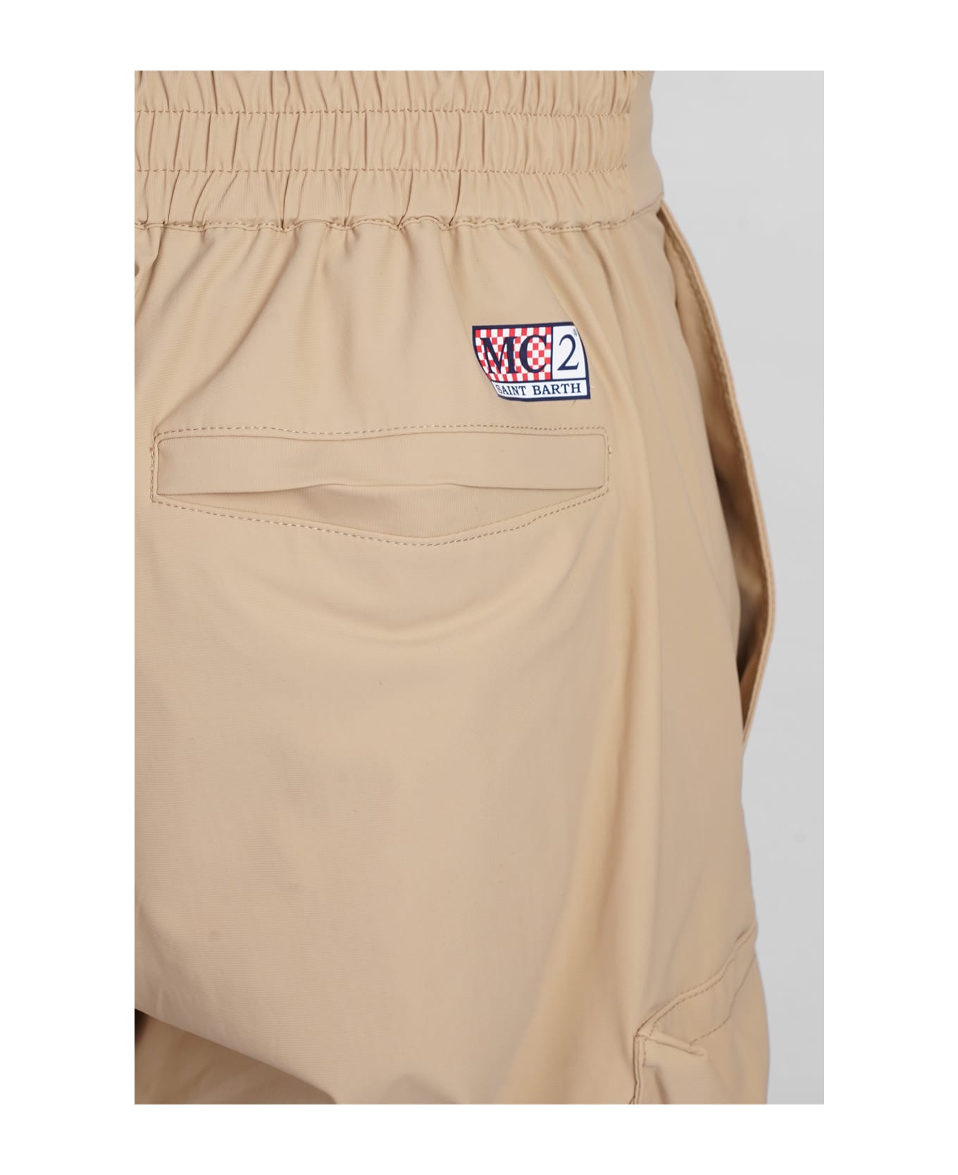 MC2 Saint Barth Deck Shorts In Beige Polyamide - beige