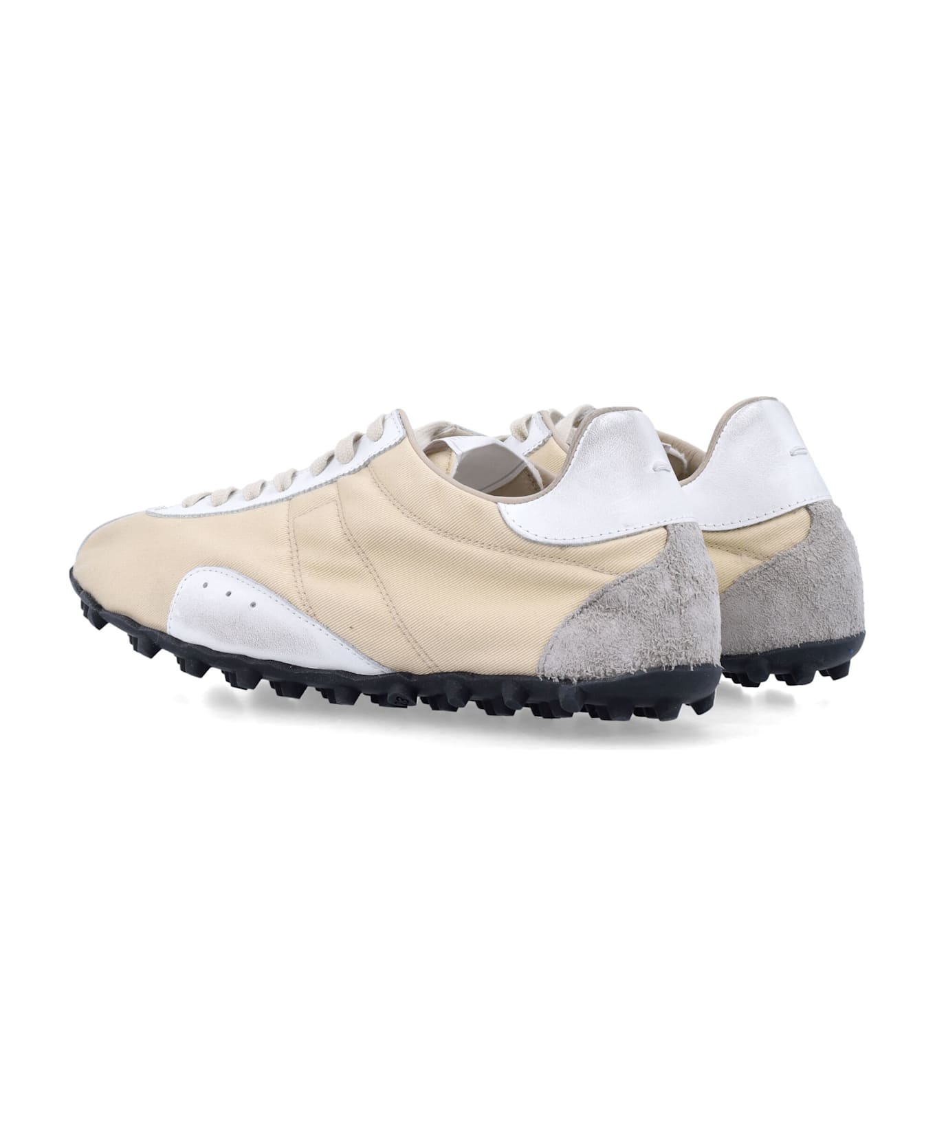 Maison Margiela Sprinters Woman
s Sneakers - Yellow Pale/White/Antique White