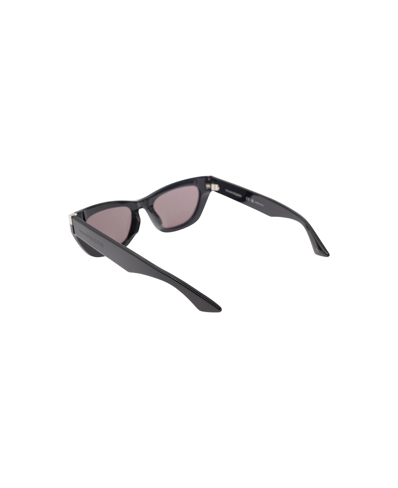 Alexander McQueen Eyewear Punk Rivet Sunglasses - Black Black Smoke