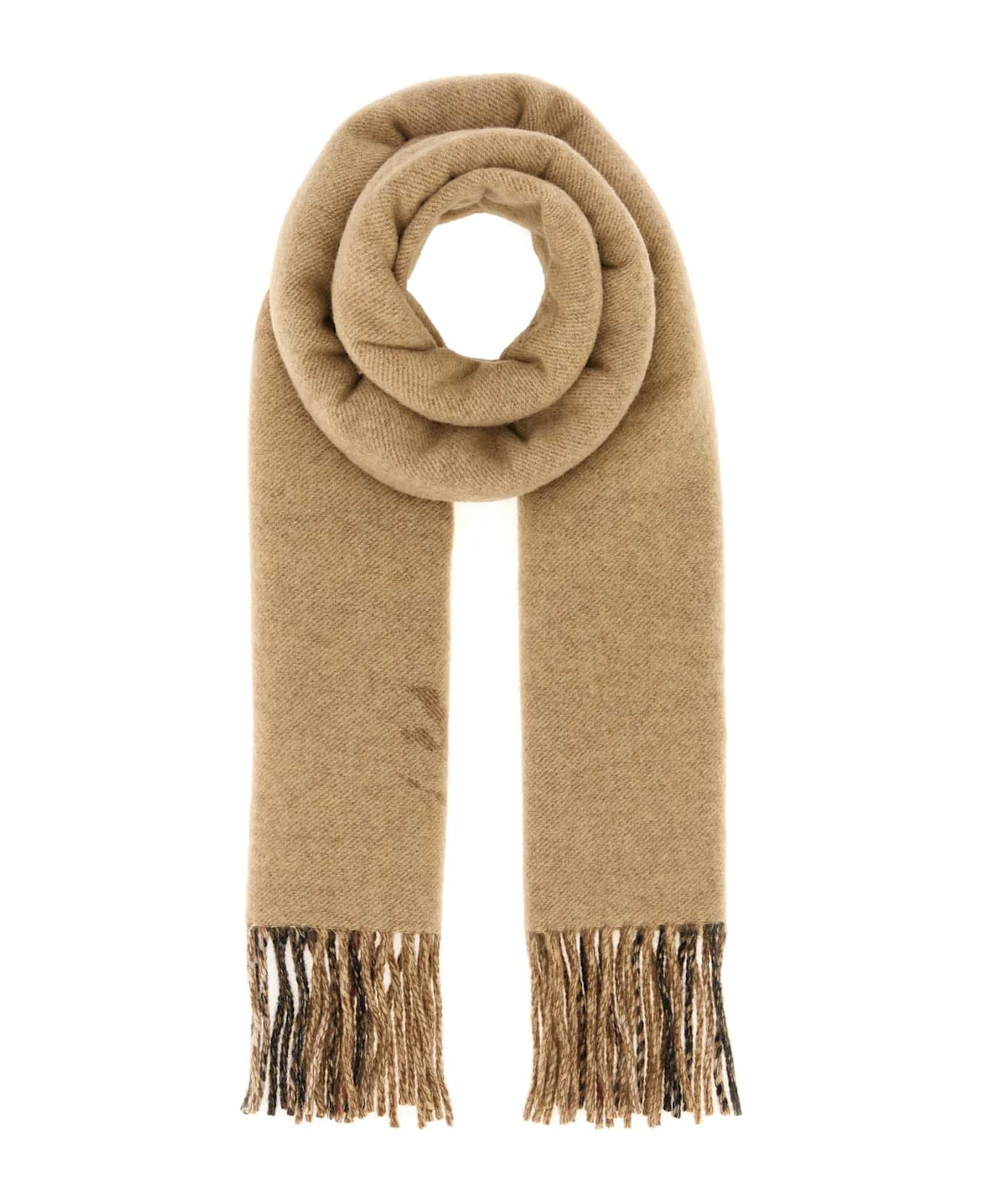 Burberry Beige Cashmere Reversible Scarf - SANDIPCHECK