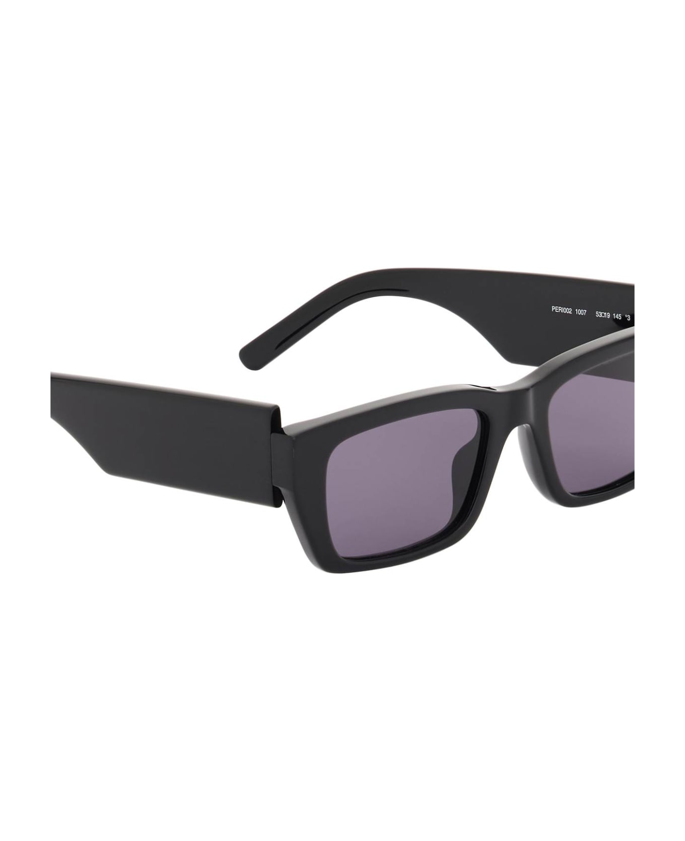 Palm Angels Palm Rectangle-frame Sunglasses - BLACK DARK GREY (Black)