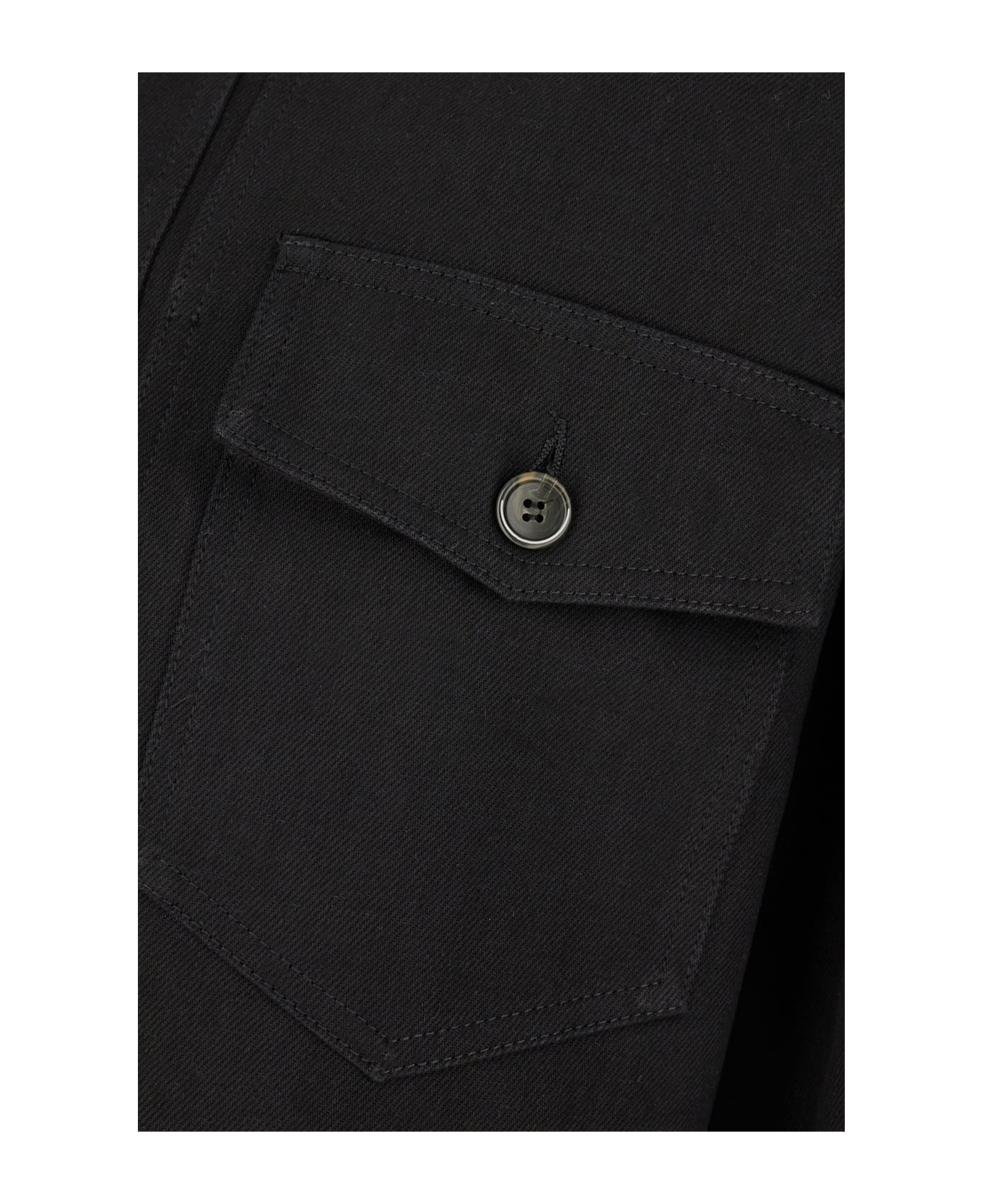 Nine in the Morning Black Denim Jacket - ROW BLACK