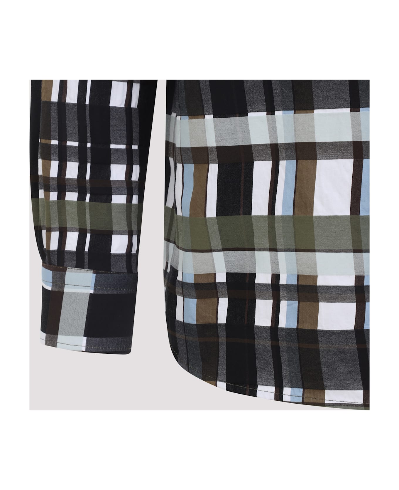 Bottega Veneta Cotton Check Shirt - Multi