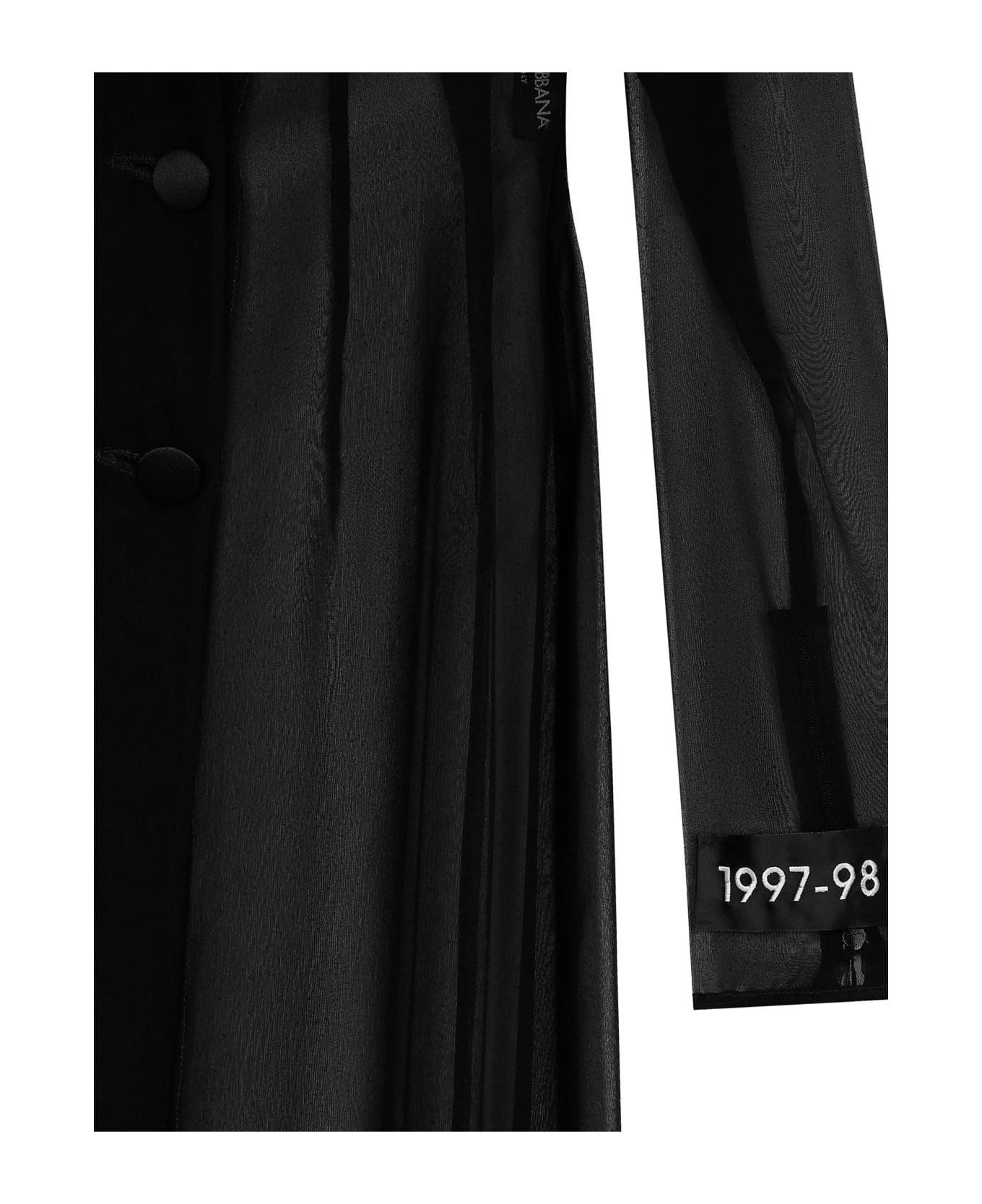 Dolce & Gabbana Silk Duster - Black