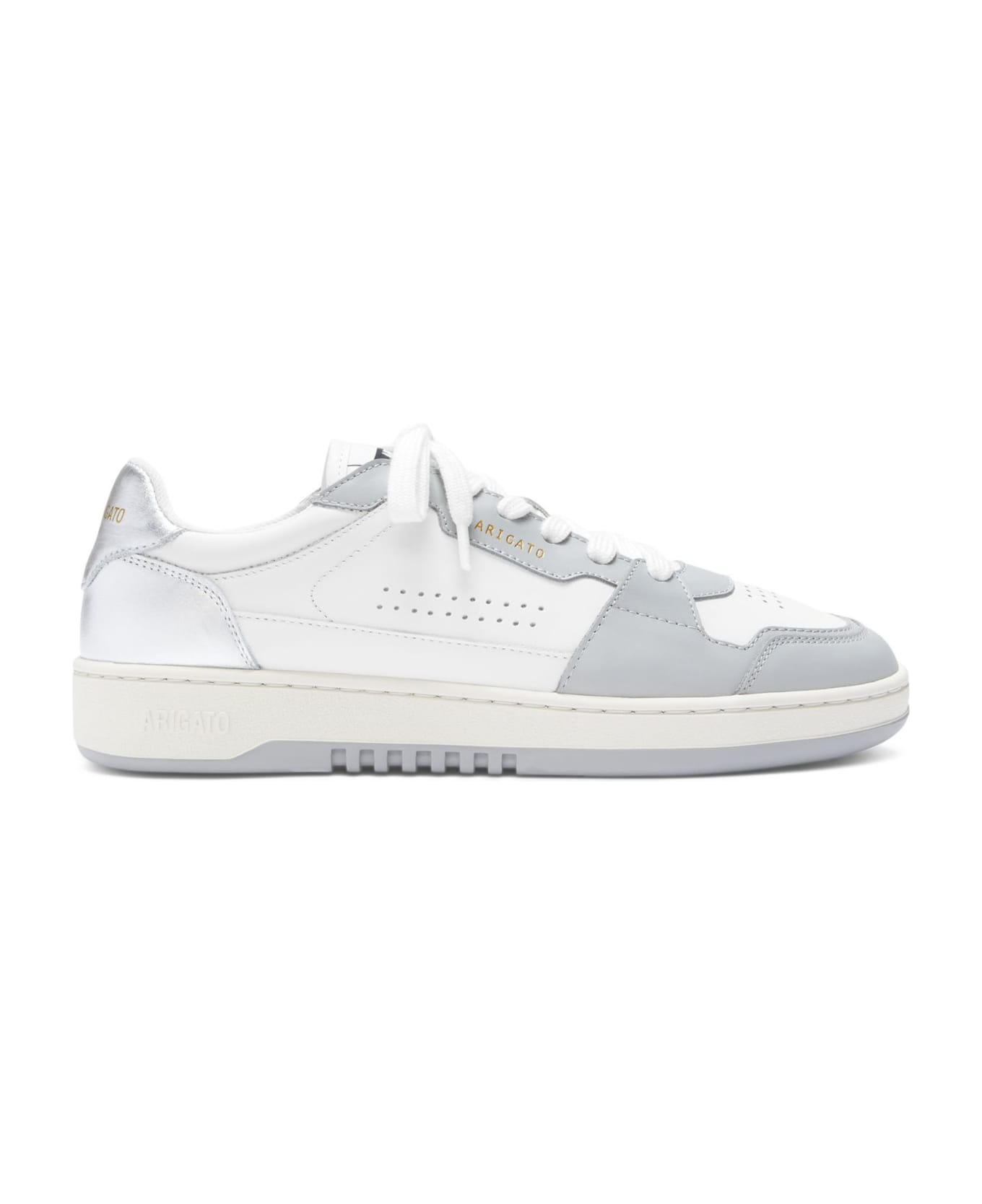 Axel Arigato White And Grey Dice Lo Sneaker - White