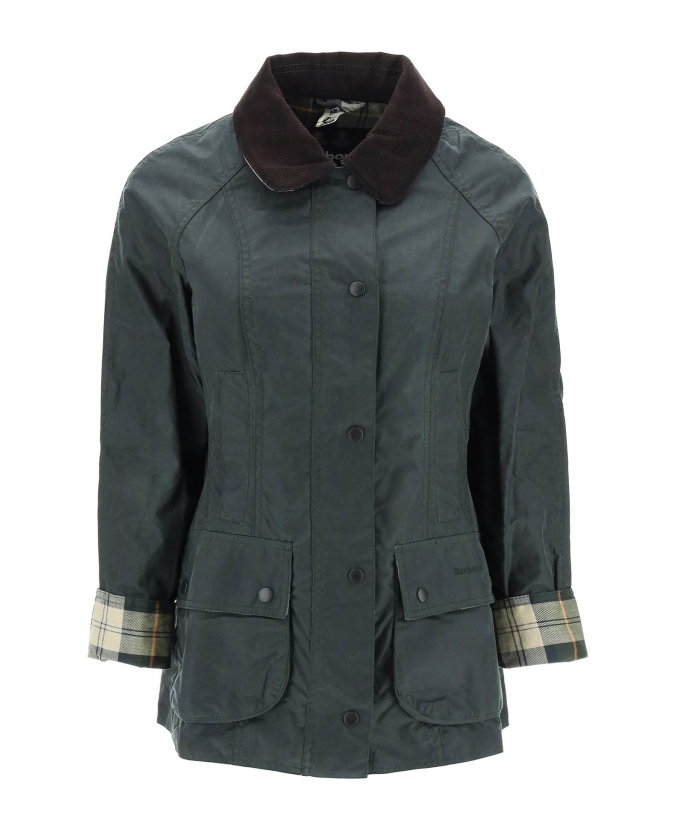 Barbour Beandell Waxed Cotton Jacket - green