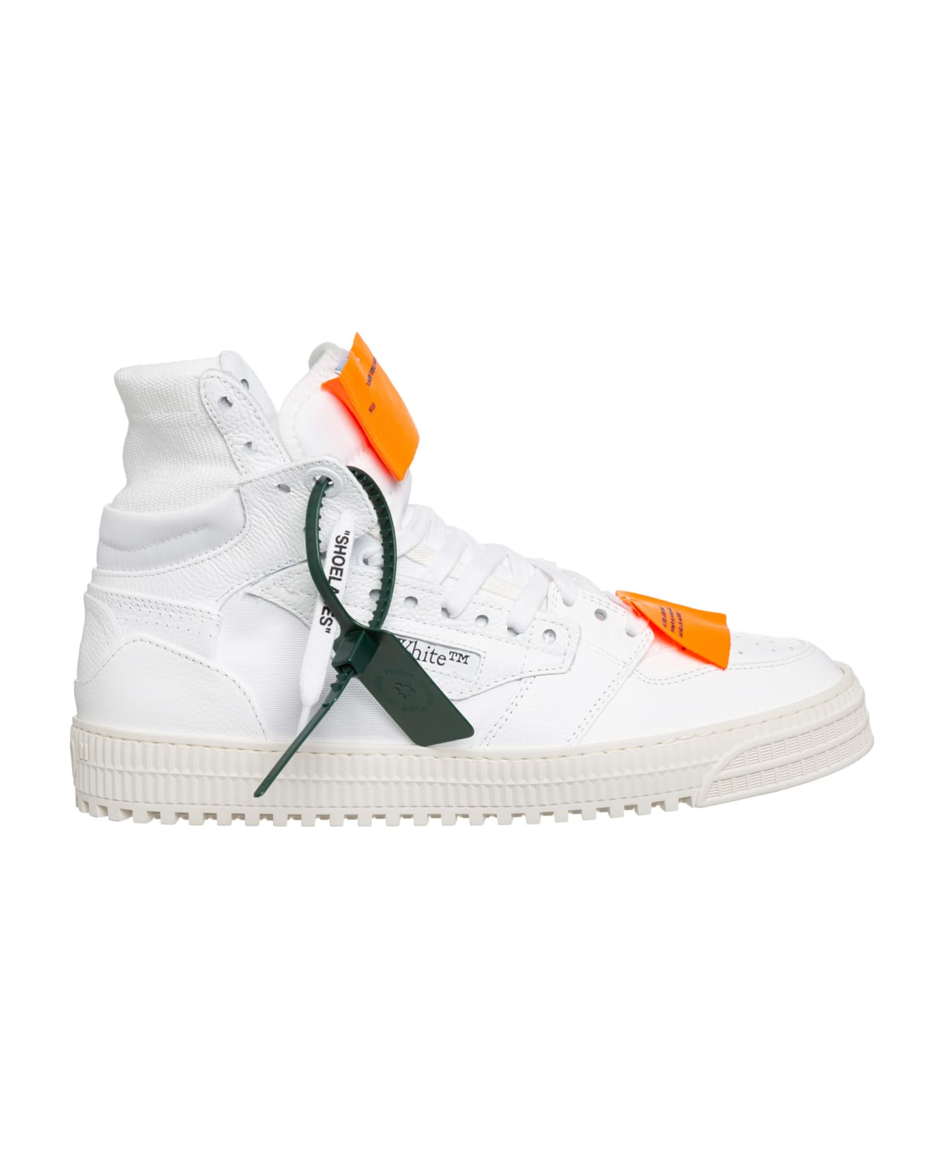 Off-White Off Court 3.0 Leather High-top Sneakers - White