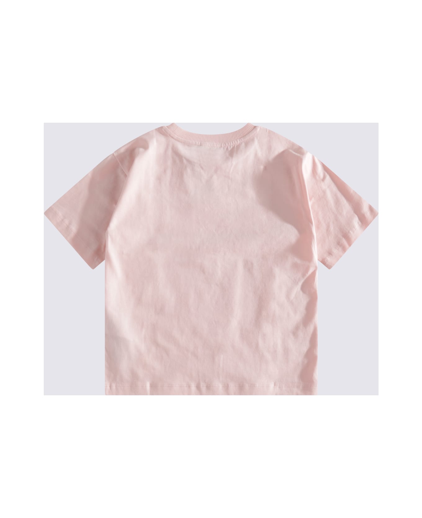 Moschino Pink Multicolour Cotton T-shirt - SUGAR ROSE