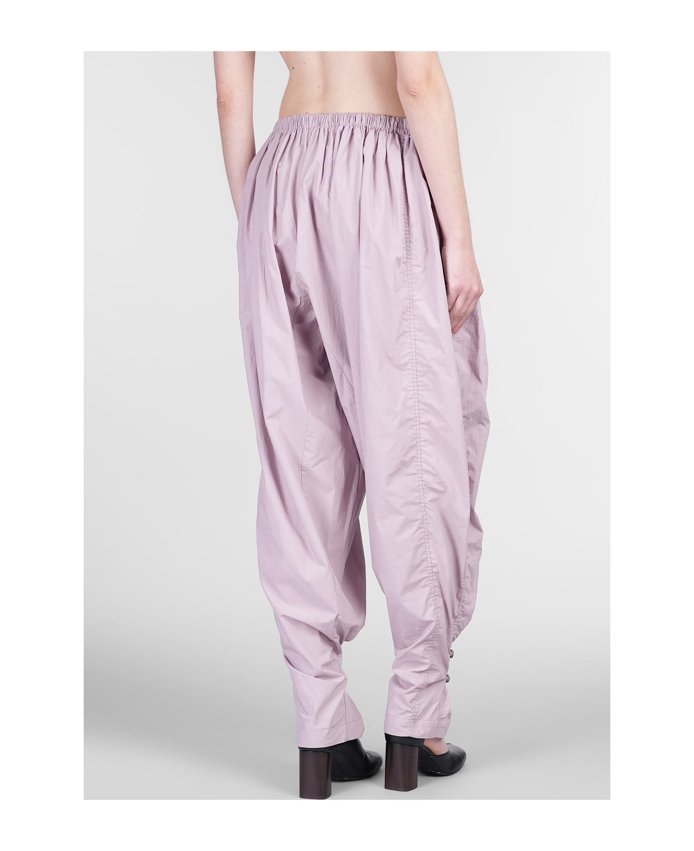Lemaire Pants In Lilla Cotton - Lilla
