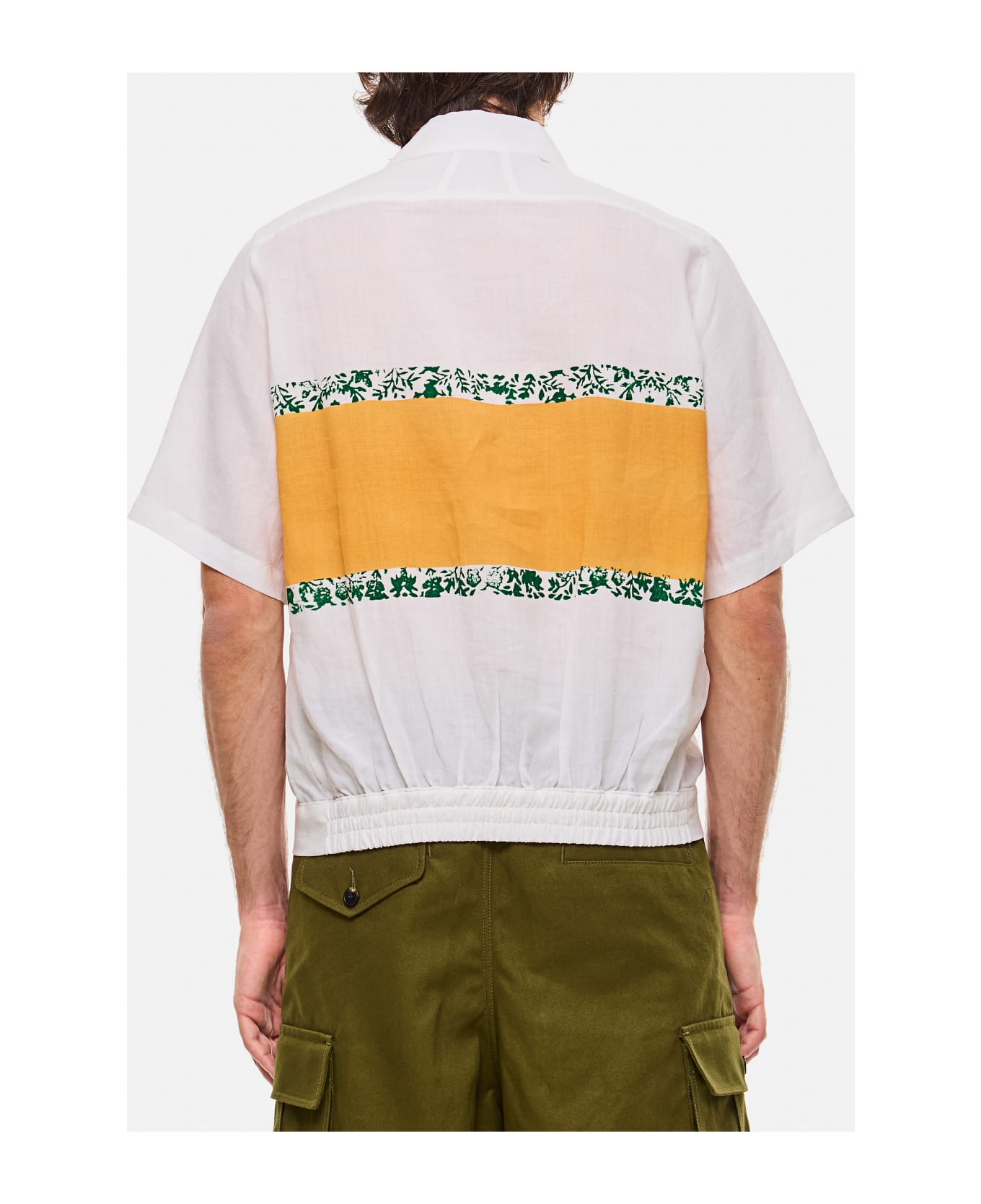 Rhude Linen Cuban Cotton Shirt - NEUTRALS シャツ